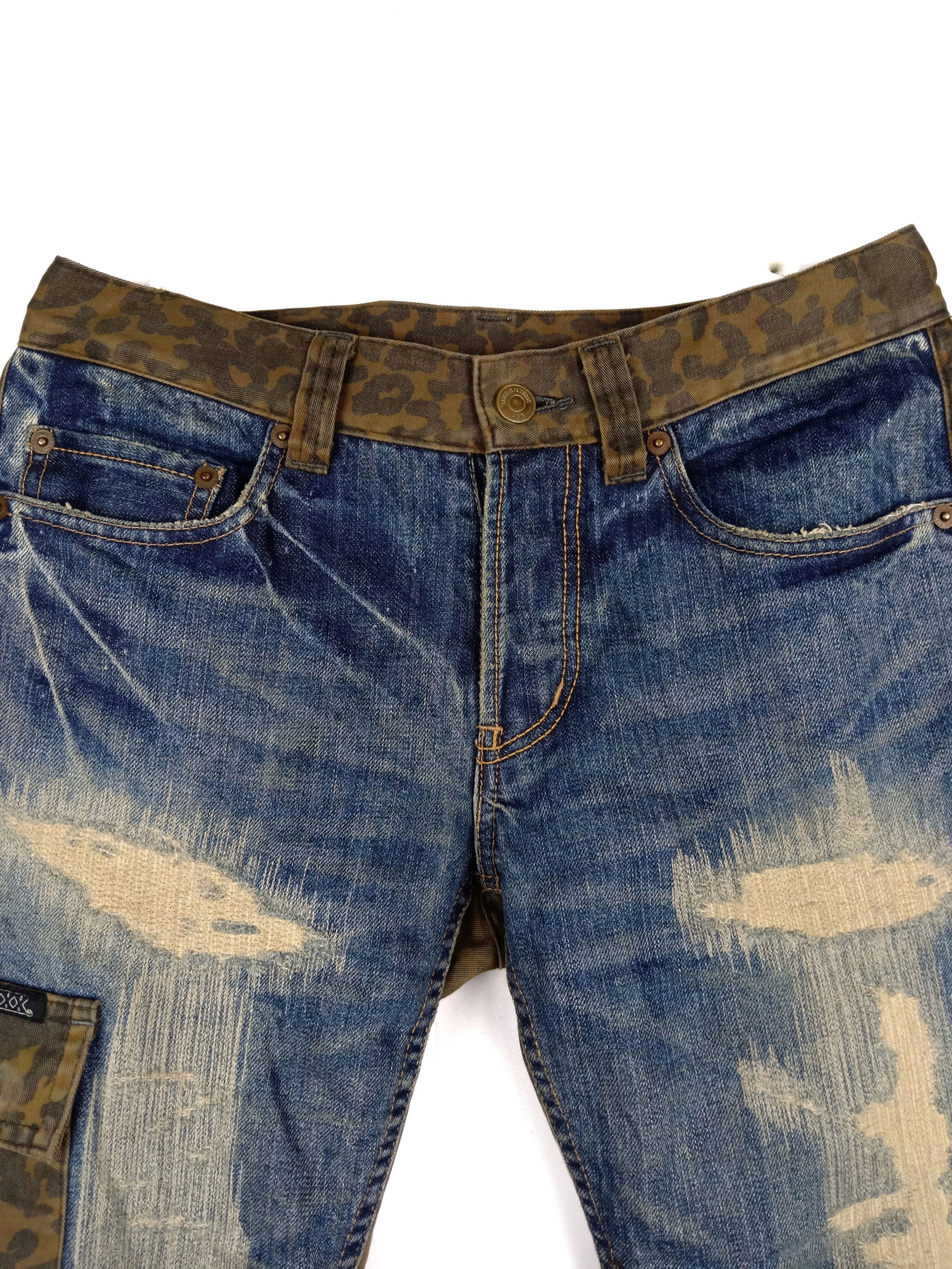 Hysteric Glamour Hysteric Glamour Hybrid Cheetah Skull Denim Size US 28 / EU 44 - 3 Thumbnail