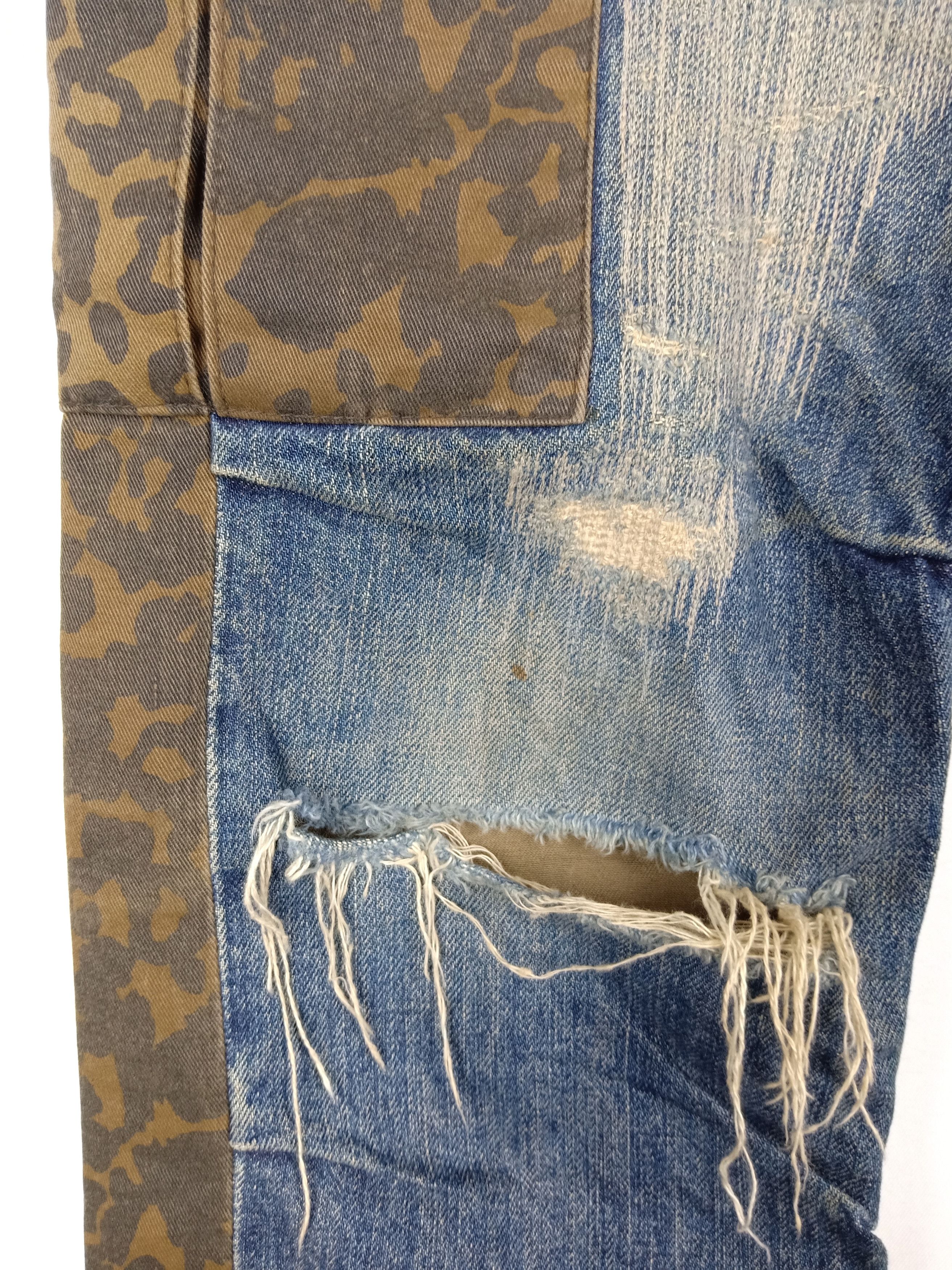 Hysteric Glamour Hysteric Glamour Hybrid Cheetah Skull Denim Size US 28 / EU 44 - 7 Thumbnail