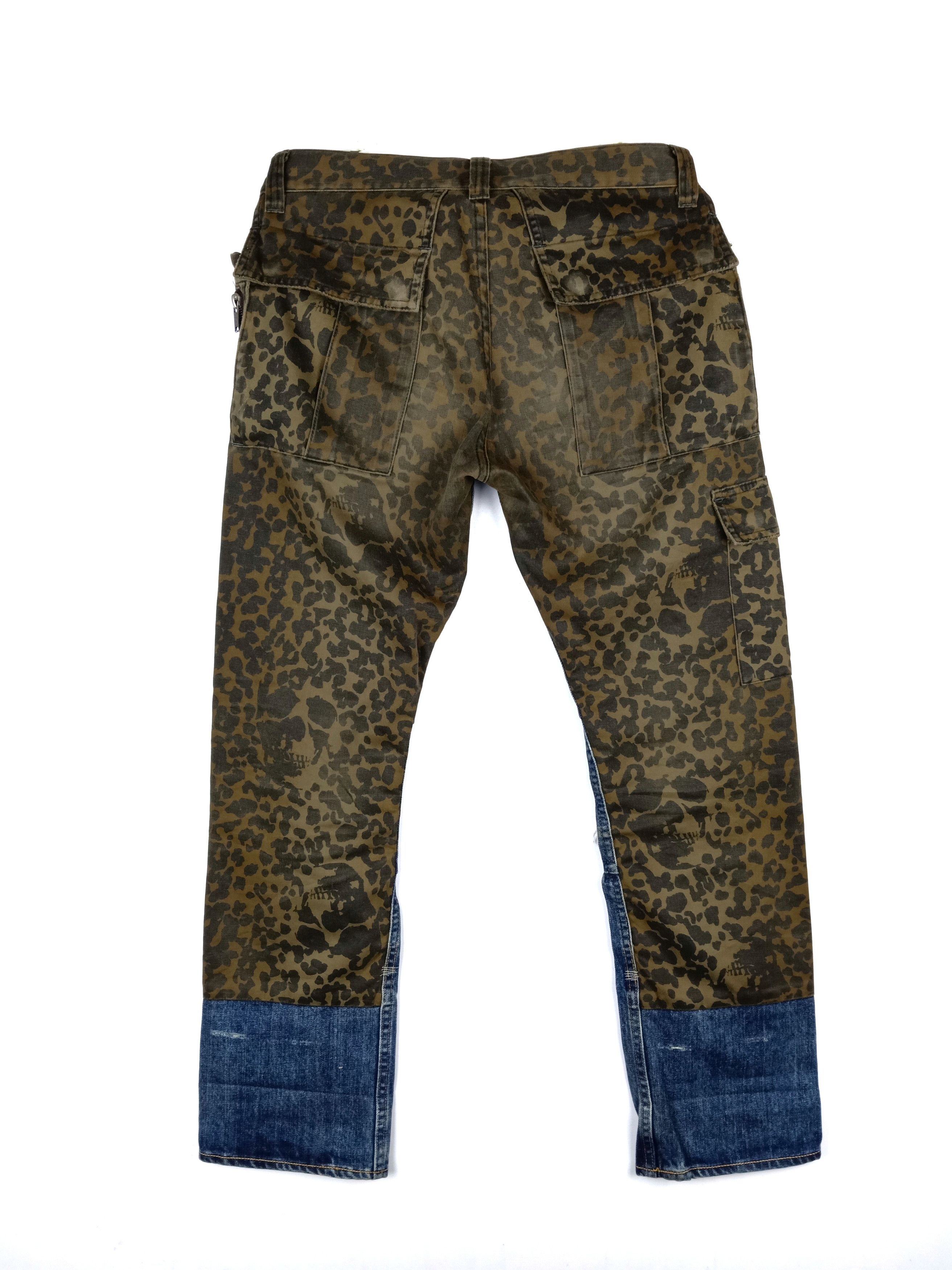 Hysteric Glamour Hysteric Glamour Hybrid Cheetah Skull Denim Size US 28 / EU 44 - 2 Thumbnail