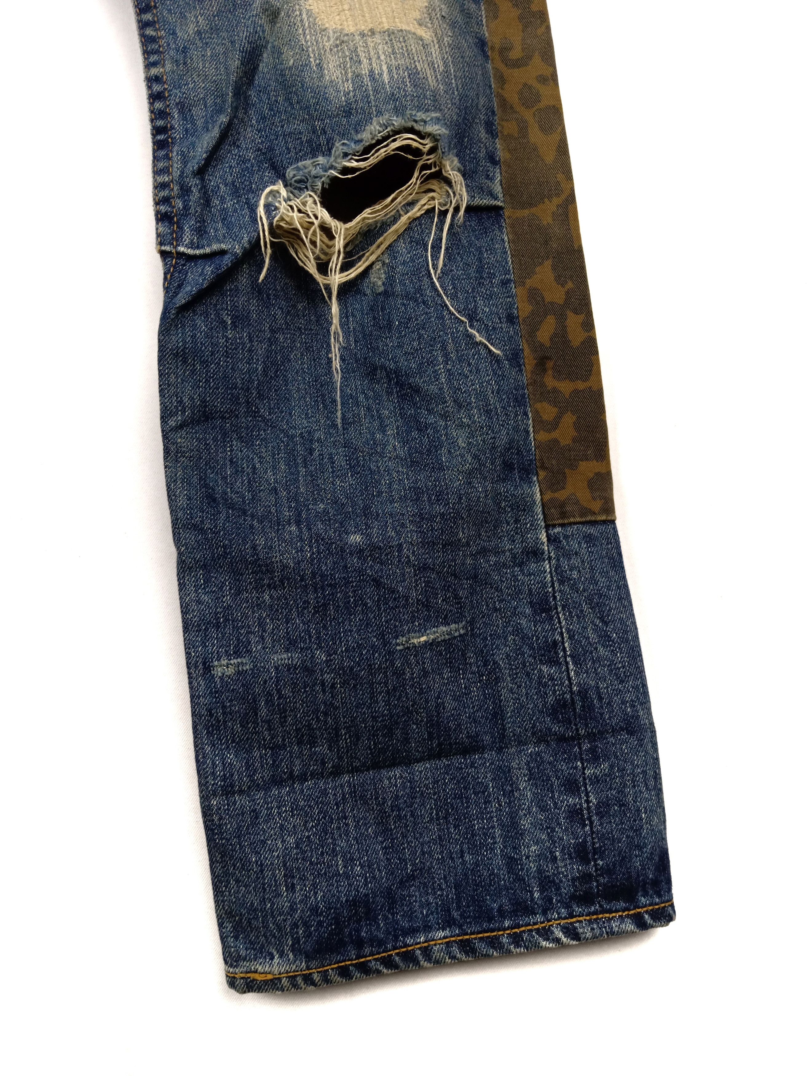 Hysteric Glamour Hysteric Glamour Hybrid Cheetah Skull Denim Size US 28 / EU 44 - 9 Thumbnail
