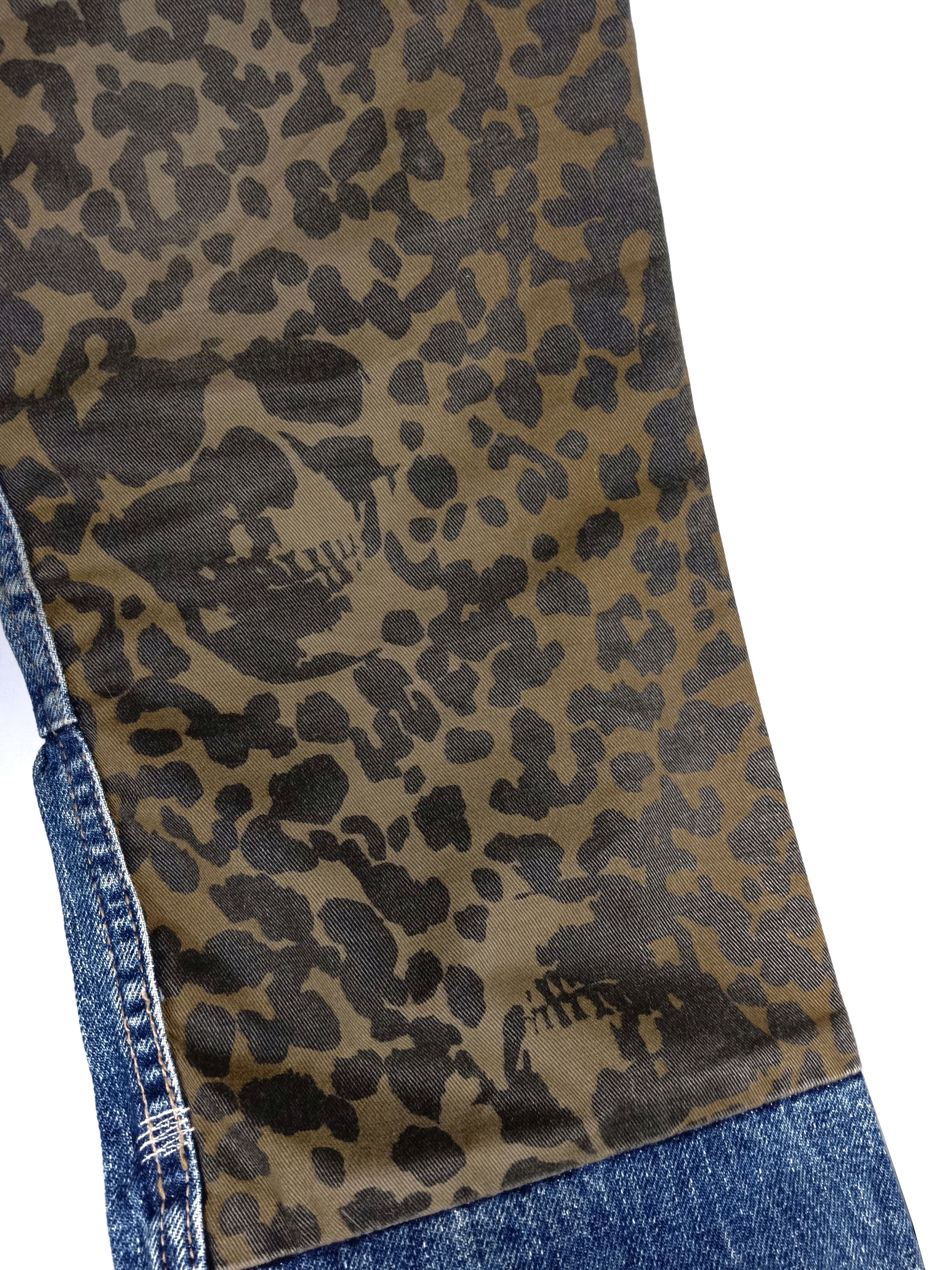 Hysteric Glamour Hysteric Glamour Hybrid Cheetah Skull Denim Size US 28 / EU 44 - 5 Thumbnail