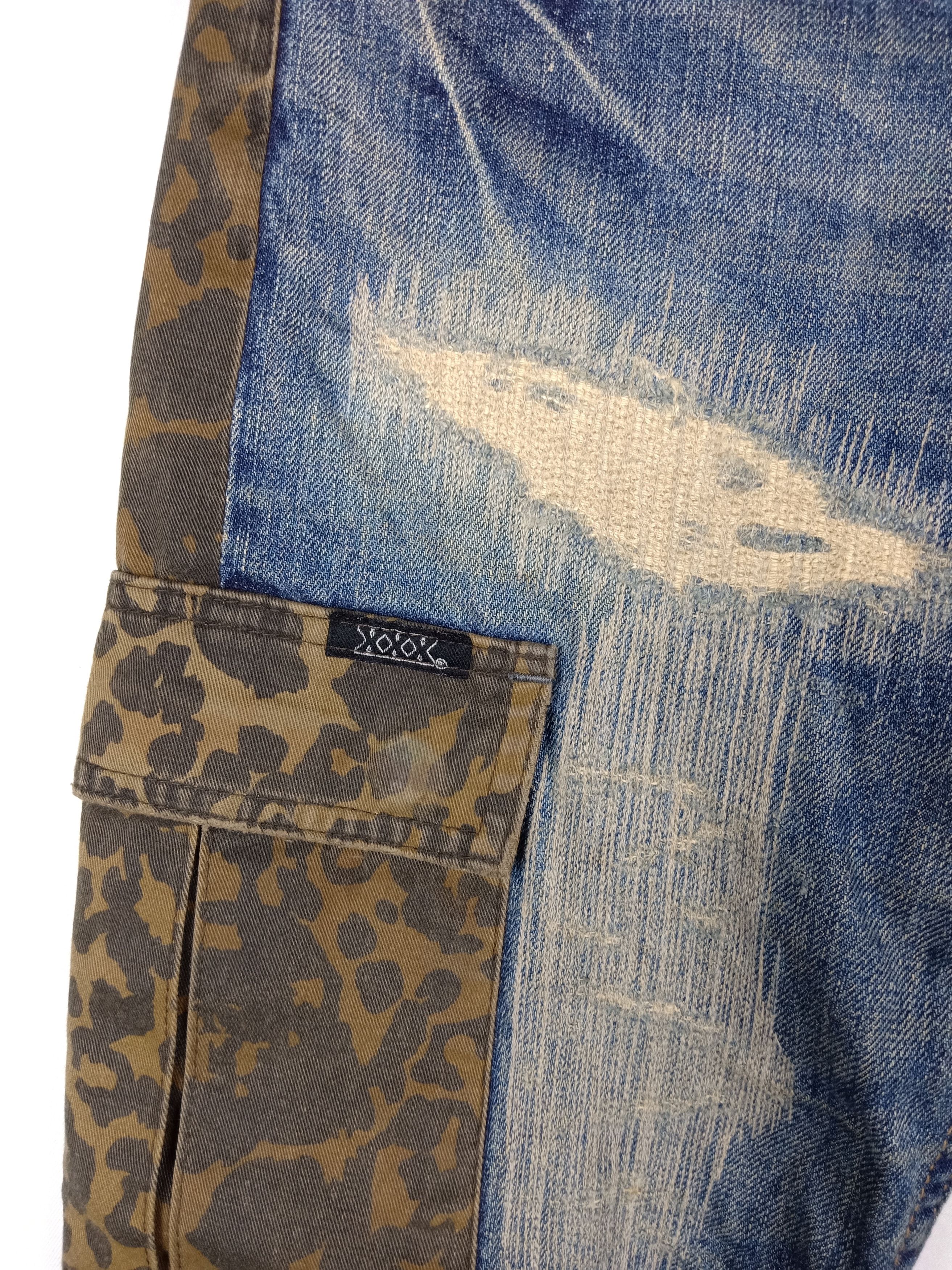 Hysteric Glamour Hysteric Glamour Hybrid Cheetah Skull Denim Size US 28 / EU 44 - 8 Thumbnail