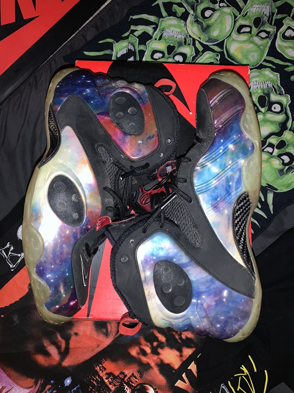 Nike Zoom Rookie Prm Galaxy Black Pod 2012 Size US 11 / EU 44 - 6 Thumbnail