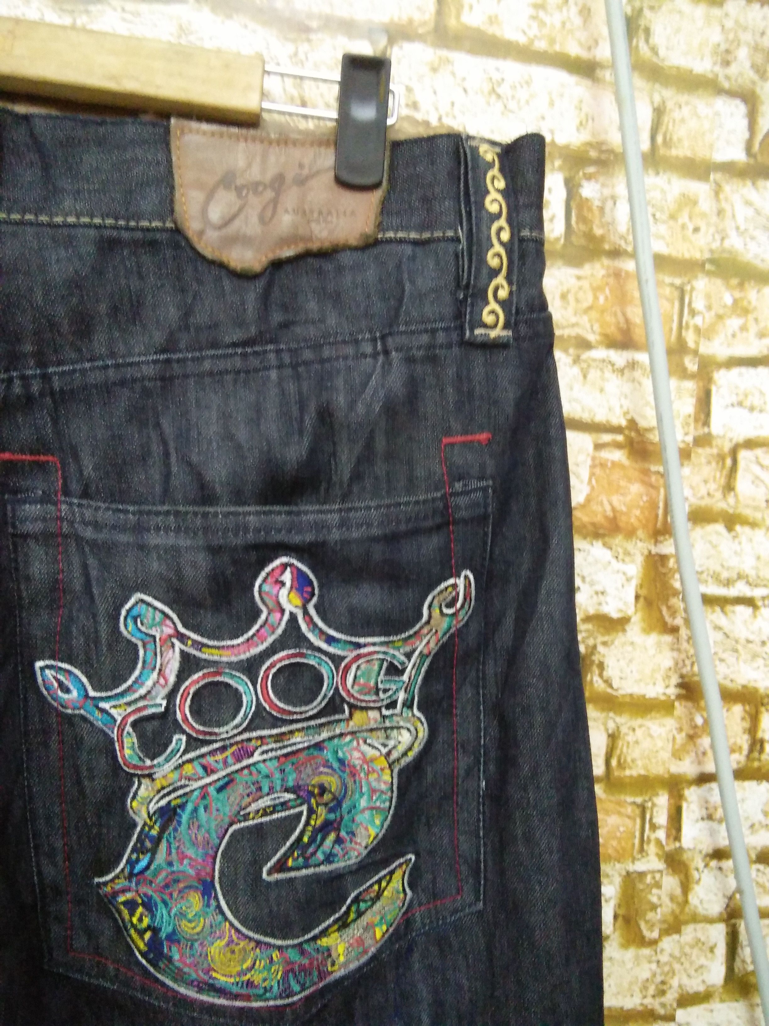 Coogi COOGI AUSTRALIA DENIM EMBROIDERED BIG LOGO (A745) Size US 38 / EU 54 - 2 Thumbnail