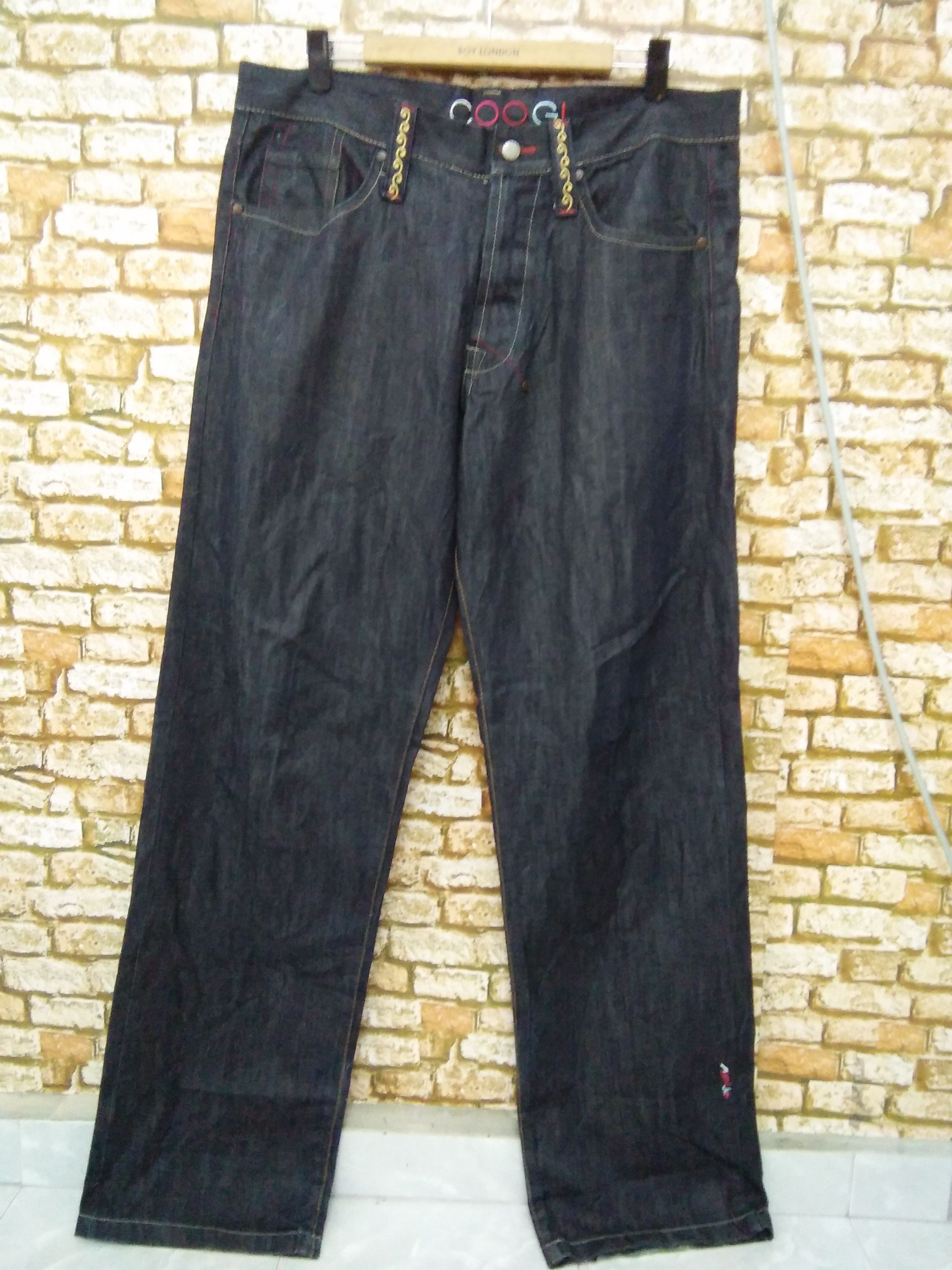 Coogi COOGI AUSTRALIA DENIM EMBROIDERED BIG LOGO (A745) Size US 38 / EU 54 - 4 Thumbnail