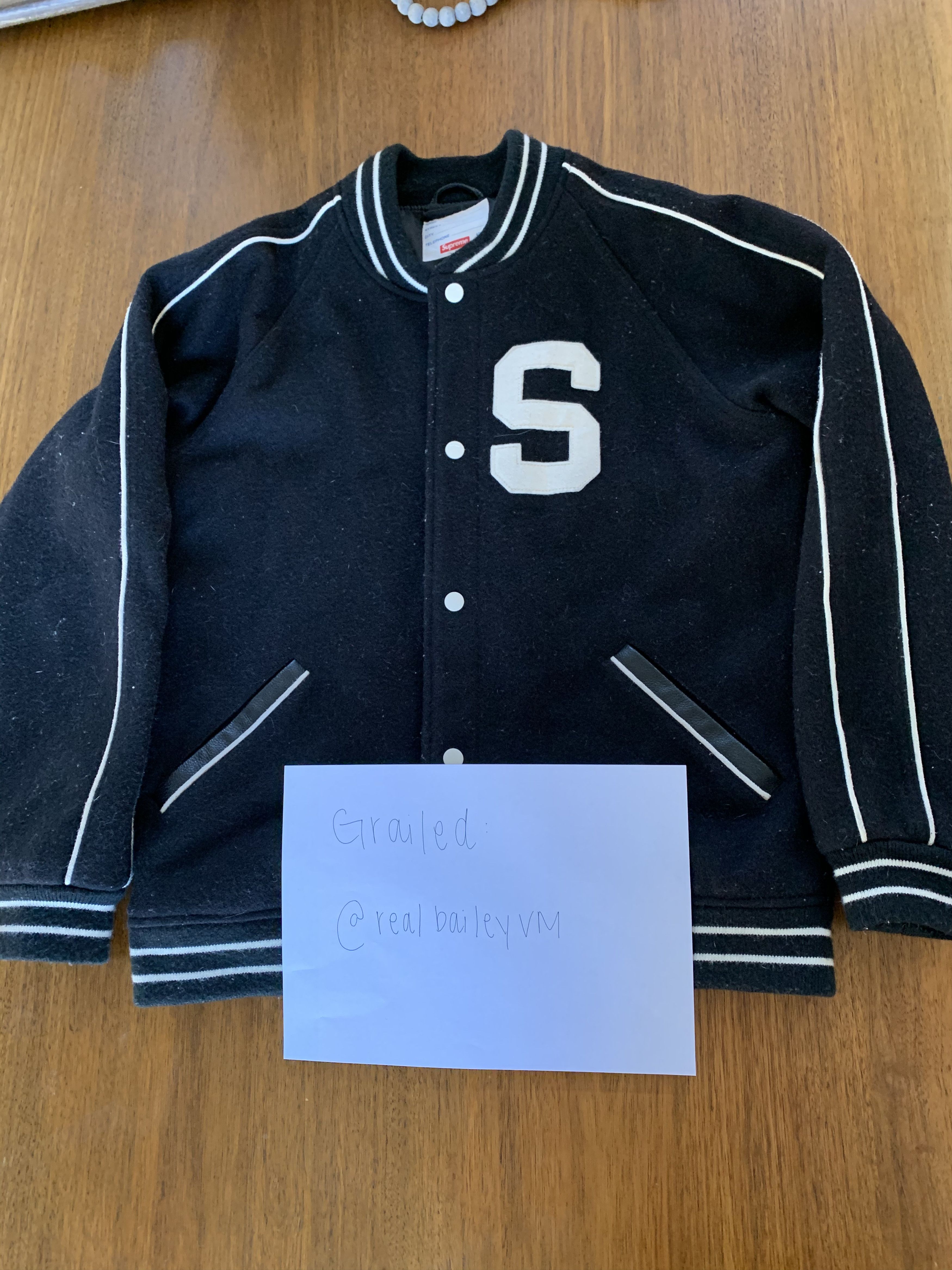 人気カラー再販 Supreme Holy Trinity Varsity Jacket ...