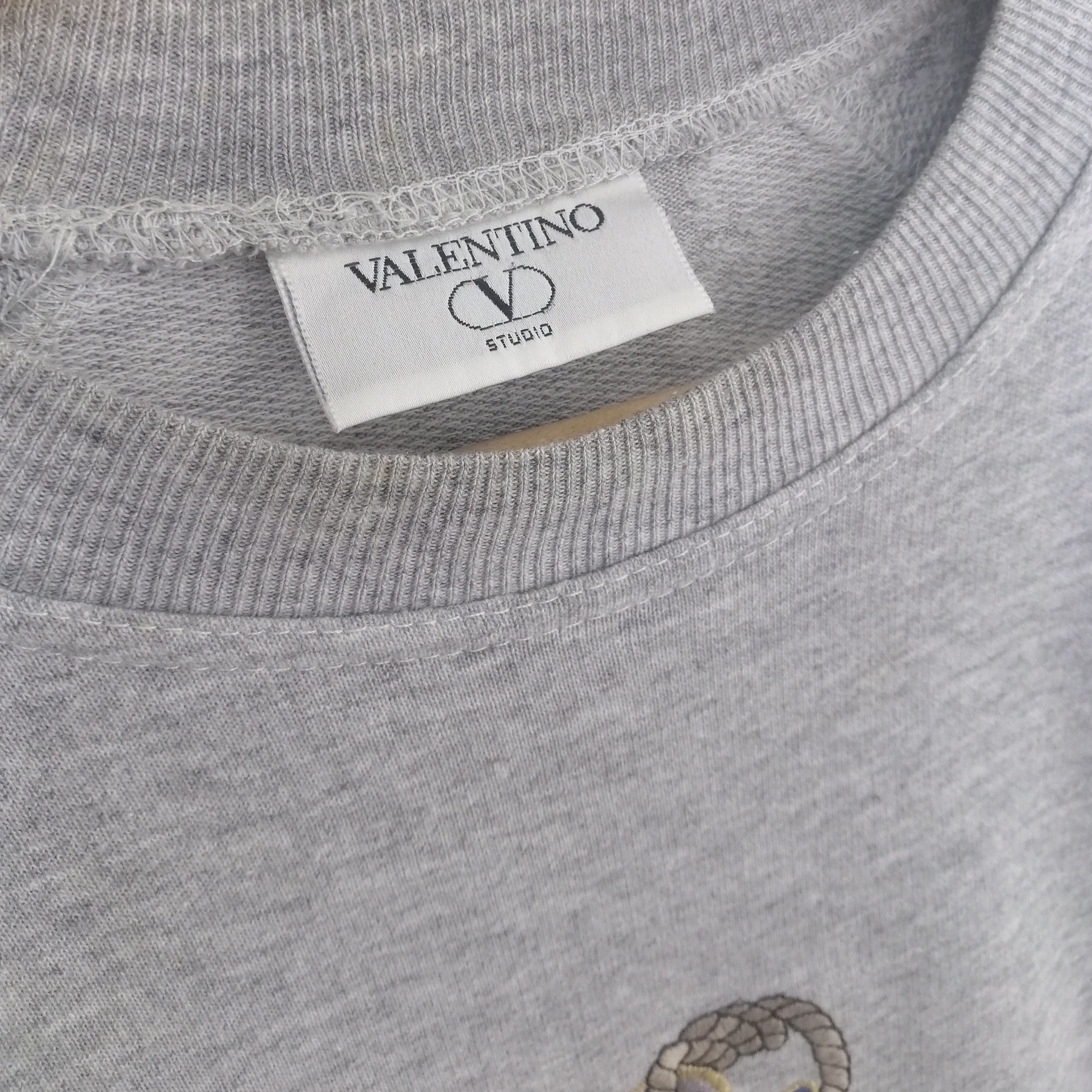 Valentino 🔥Vintage Valentino Studio anchor embroidery sweatshirt Size US M / EU 48-50 / 2 - 3 Thumbnail