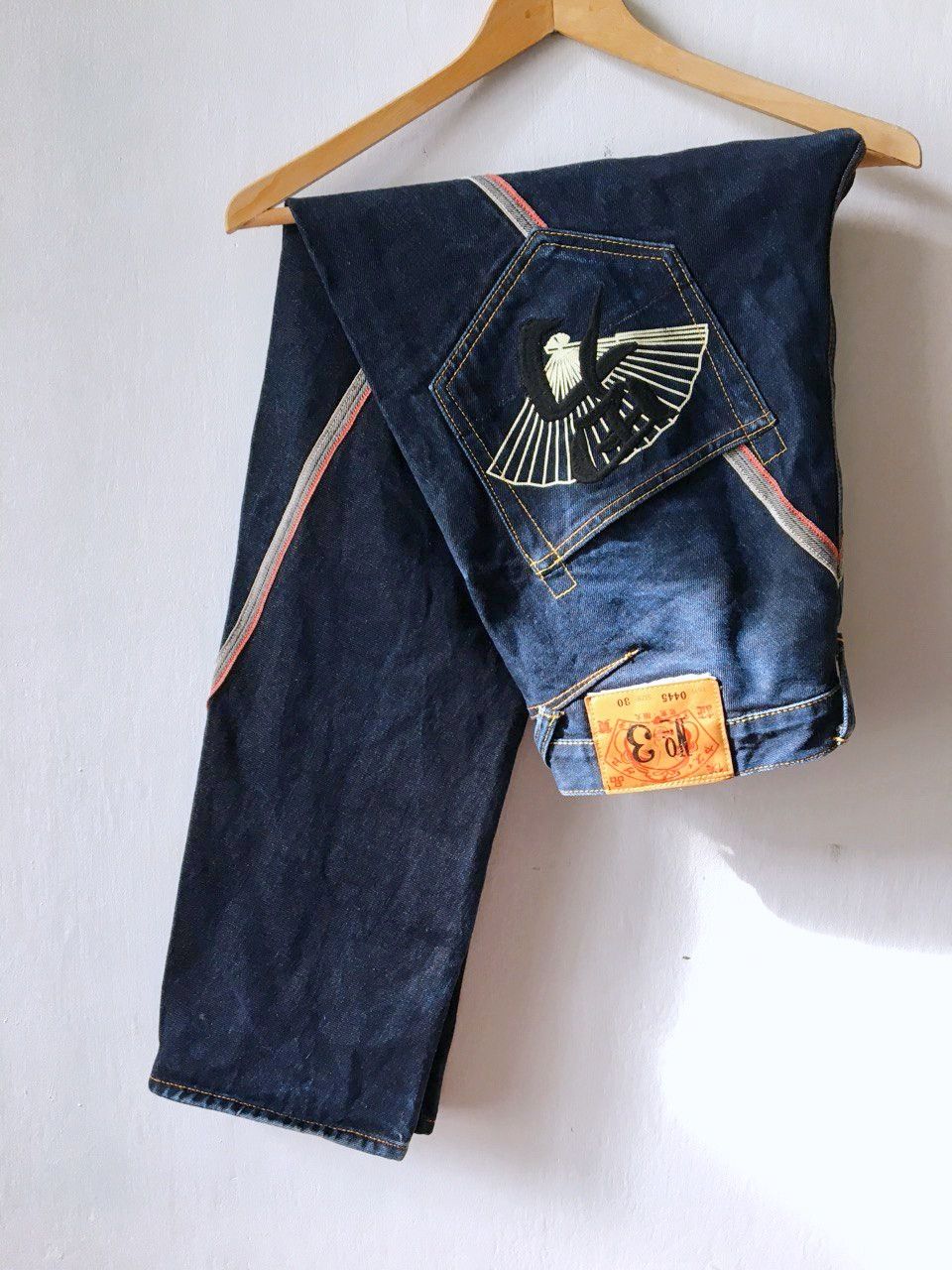 Evisu Evisu Denim Jeans No.3 30 Euro Model Enamel Seagull LOT0445 | Grailed