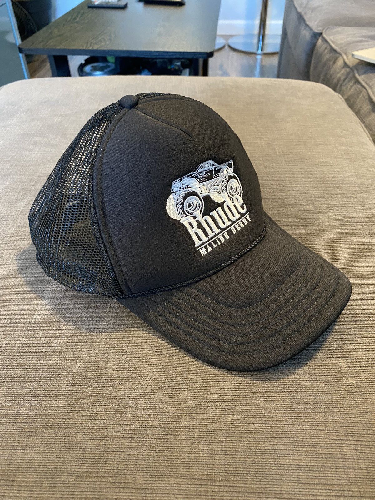 Rhude RHUDE Malibu Derby Trucker Hat Size ONE SIZE - 7 Thumbnail