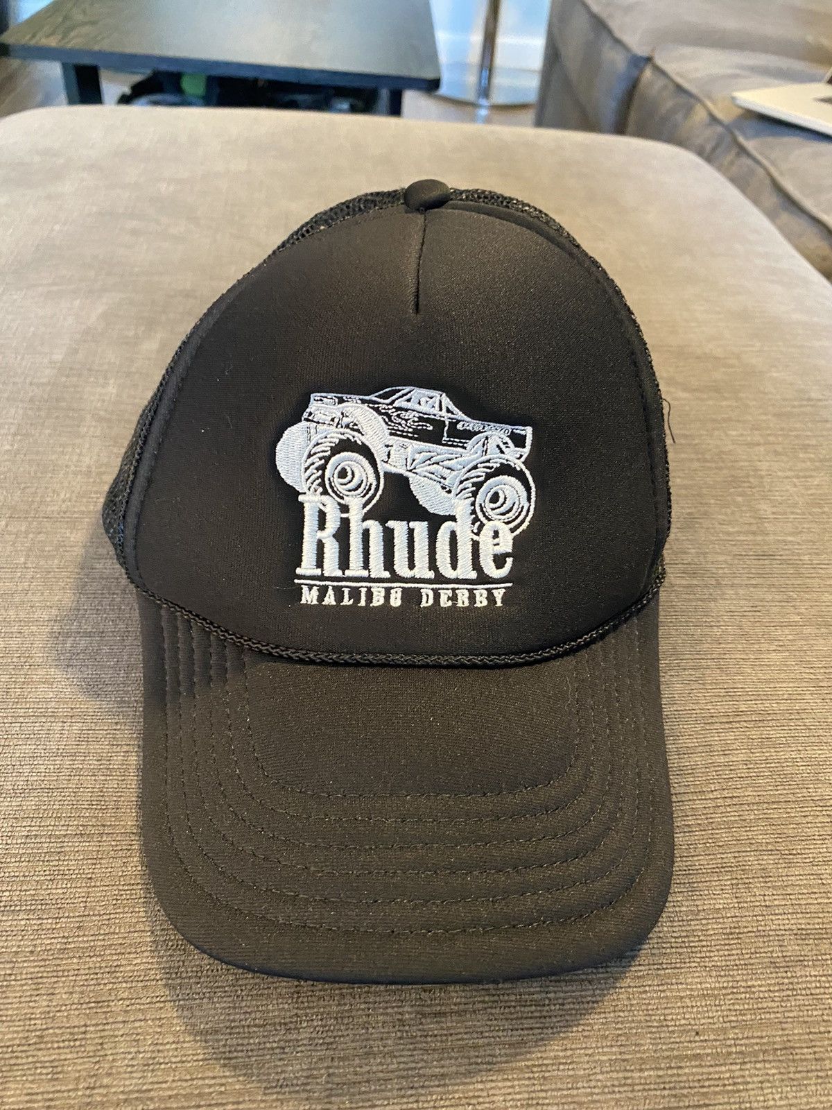 Rhude RHUDE Malibu Derby Trucker Hat Size ONE SIZE - 3 Thumbnail