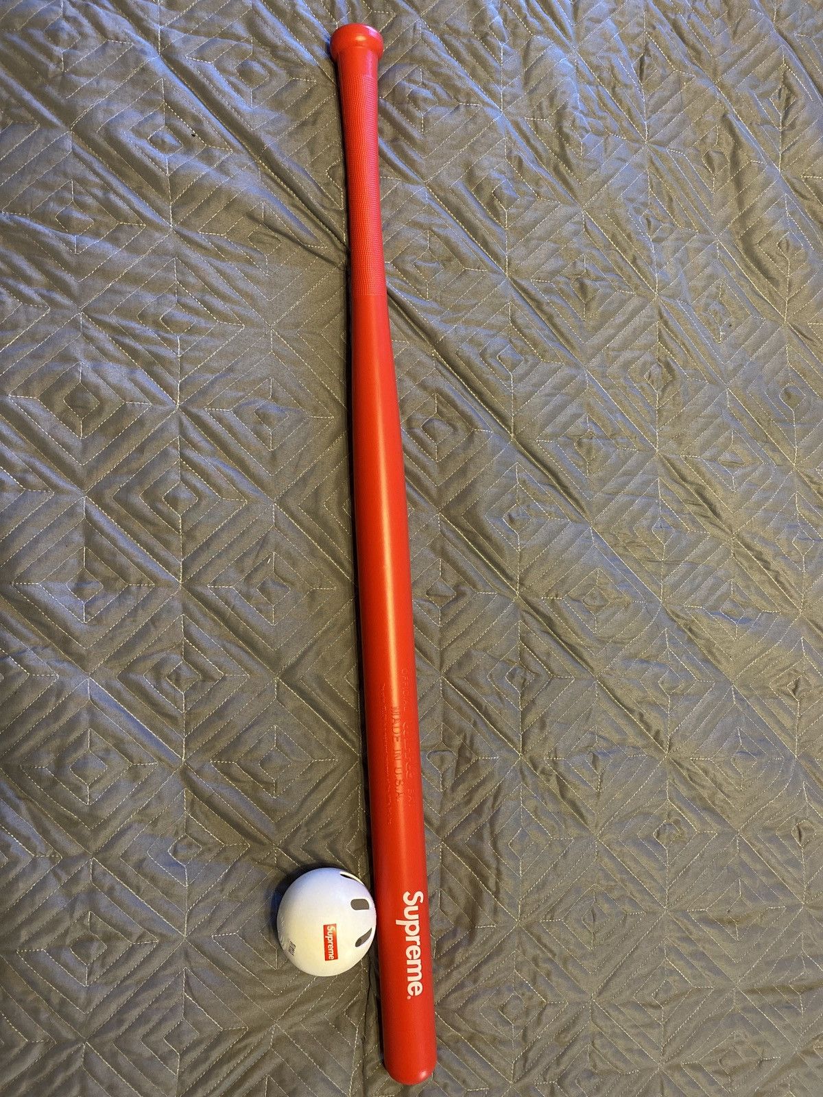 Supreme Wiffle Sport Bat and Ball - Red