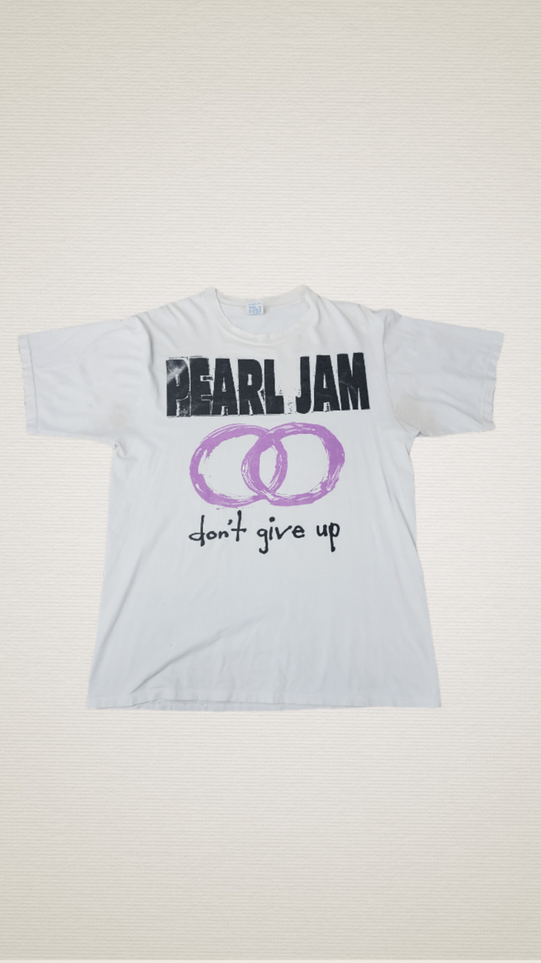 Vintage 80's Pearl Jam World Jam Tour Rock N Roll Band USA