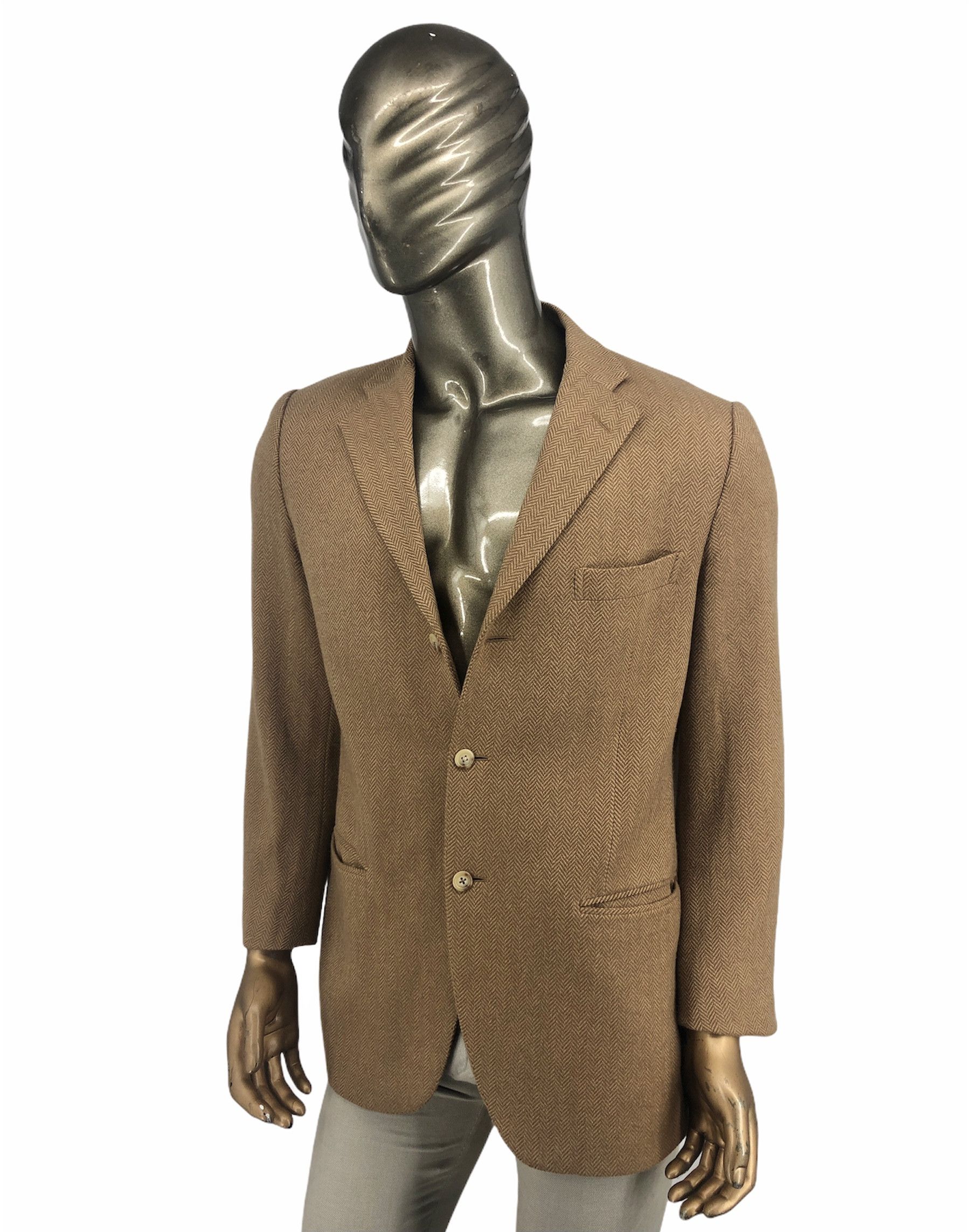 Polo Ralph Lauren Wool Polo Ralph Lauren Italy Linen Blazer Jacket M Size 42R - 2 Thumbnail