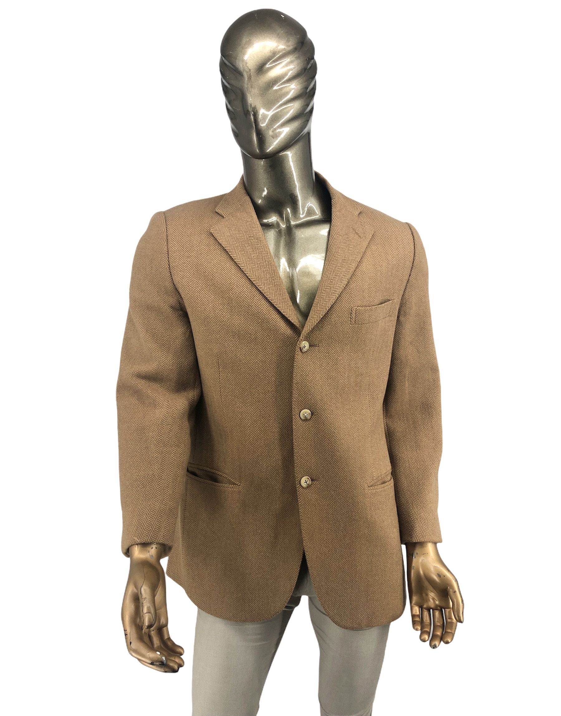 Polo Ralph Lauren Wool Polo Ralph Lauren Italy Linen Blazer Jacket M Size 42R - 1 Thumbnail