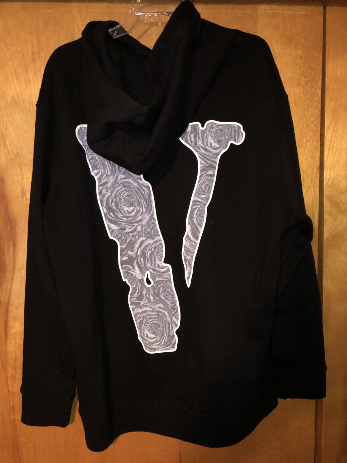 Pop smoke x vlone city black hoodie hotsell
