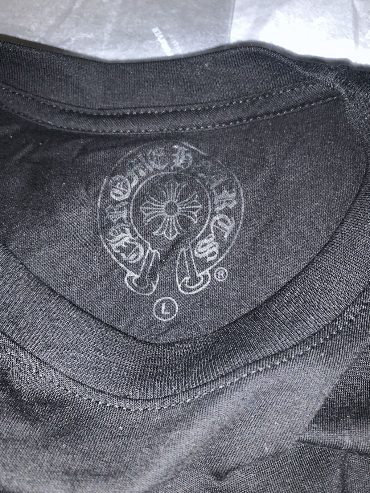 Chrome Hearts Chrome Hearts Orange Hairy Dagger Black Tee Size US L / EU 52-54 / 3 - 7 Thumbnail
