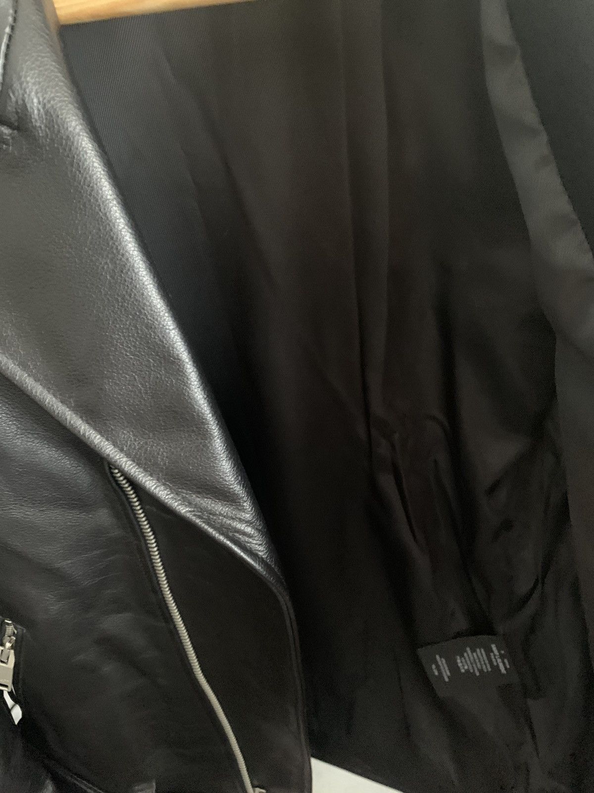 Homemade Men leather jacket bespoke size 50 L17 Size US M / EU 48-50 / 2 - 6 Thumbnail