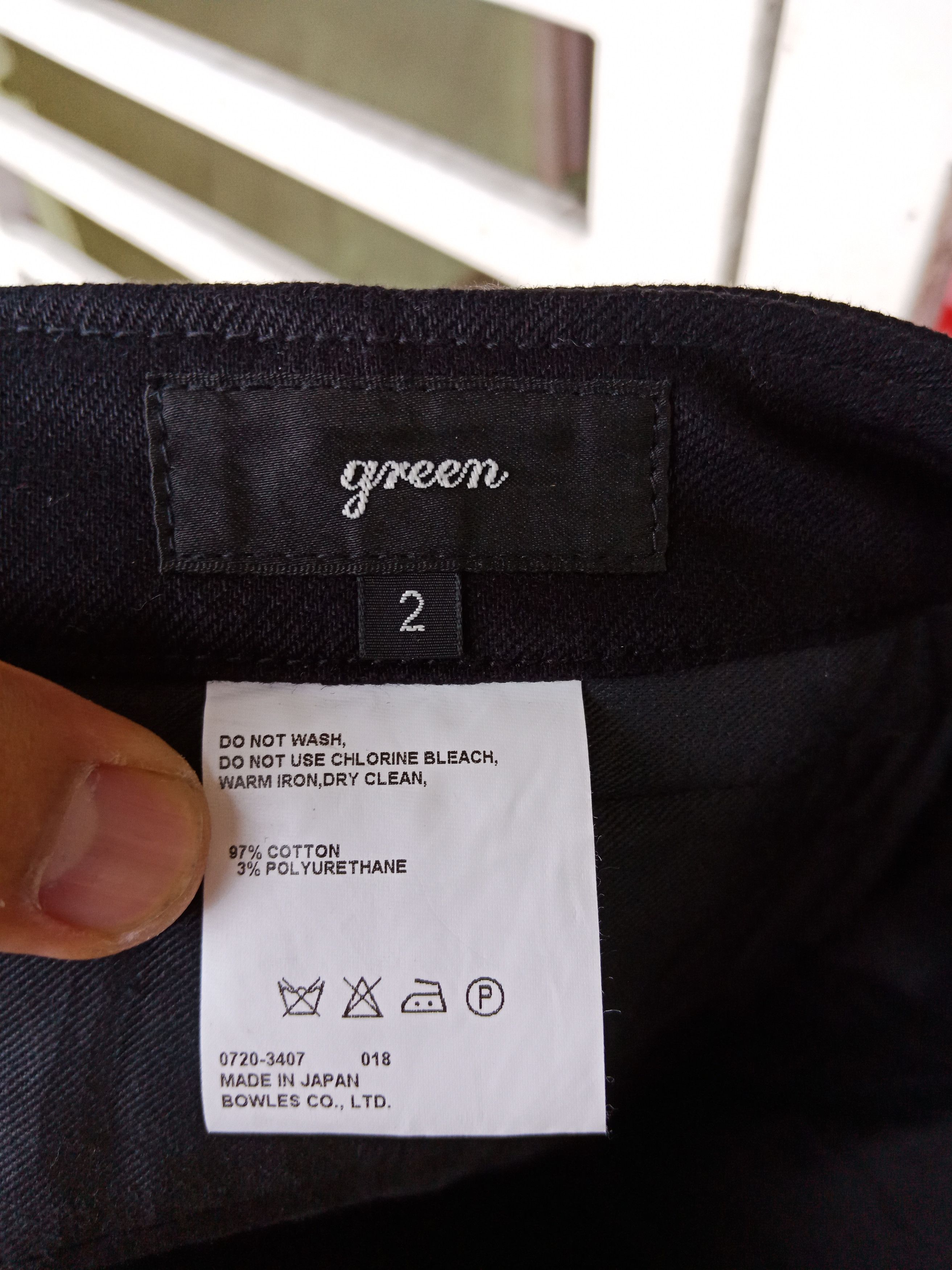 In The Attic Green Waldes Bondage Avant Garde Pants Size US 29 - 9 Thumbnail