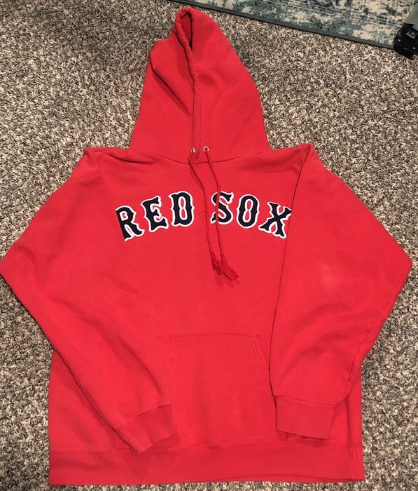 Vintage red sales sox hoodie