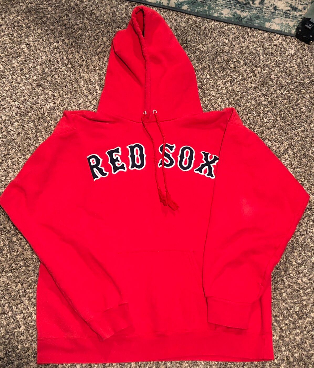 Pre-owned Majestic X Mlb Vintage Boston Red Sox Hoodie