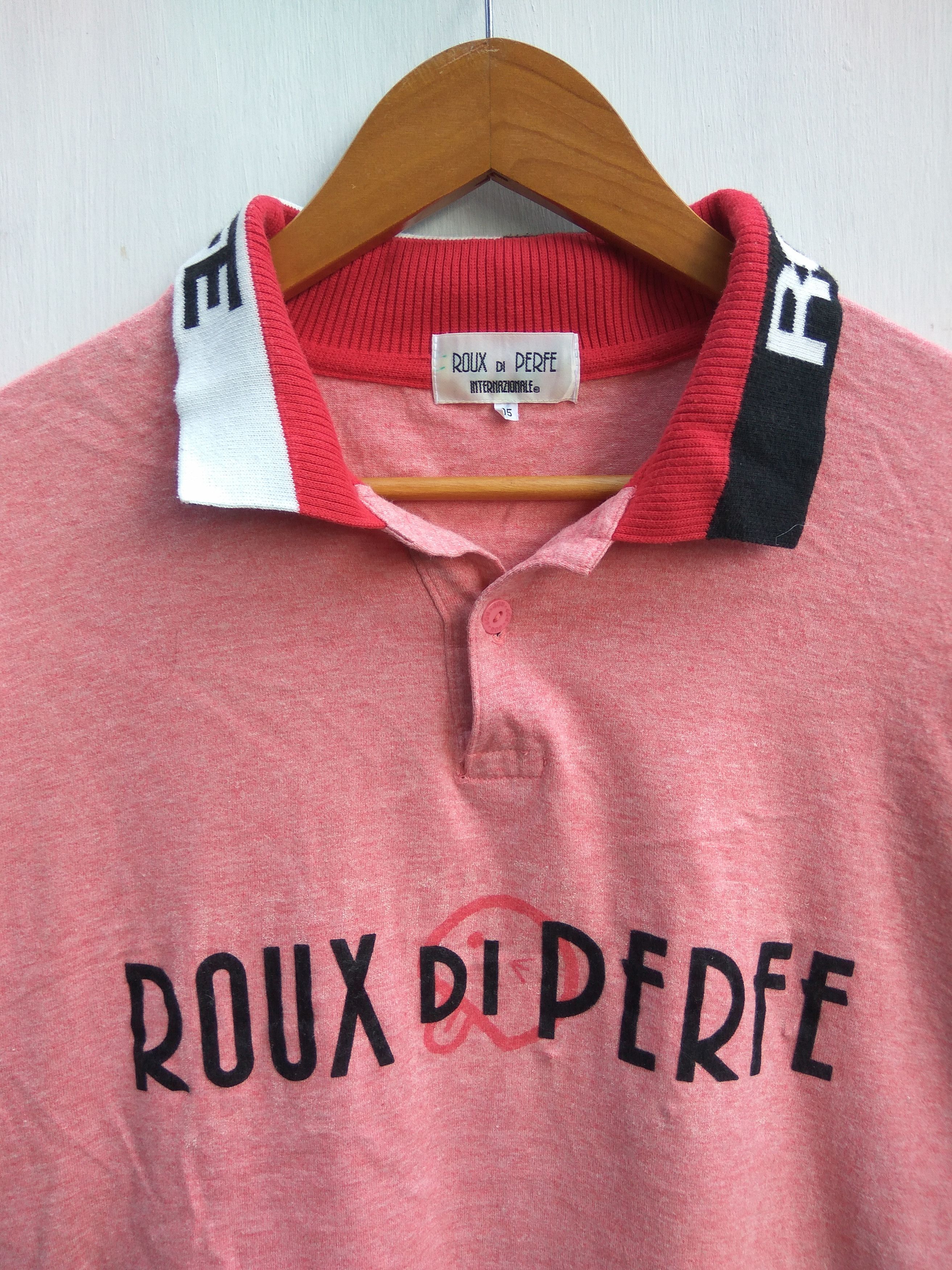 Japanese Brand Roux Di Perfe polo t shirt Size US L / EU 52-54 / 3 - 5 Thumbnail