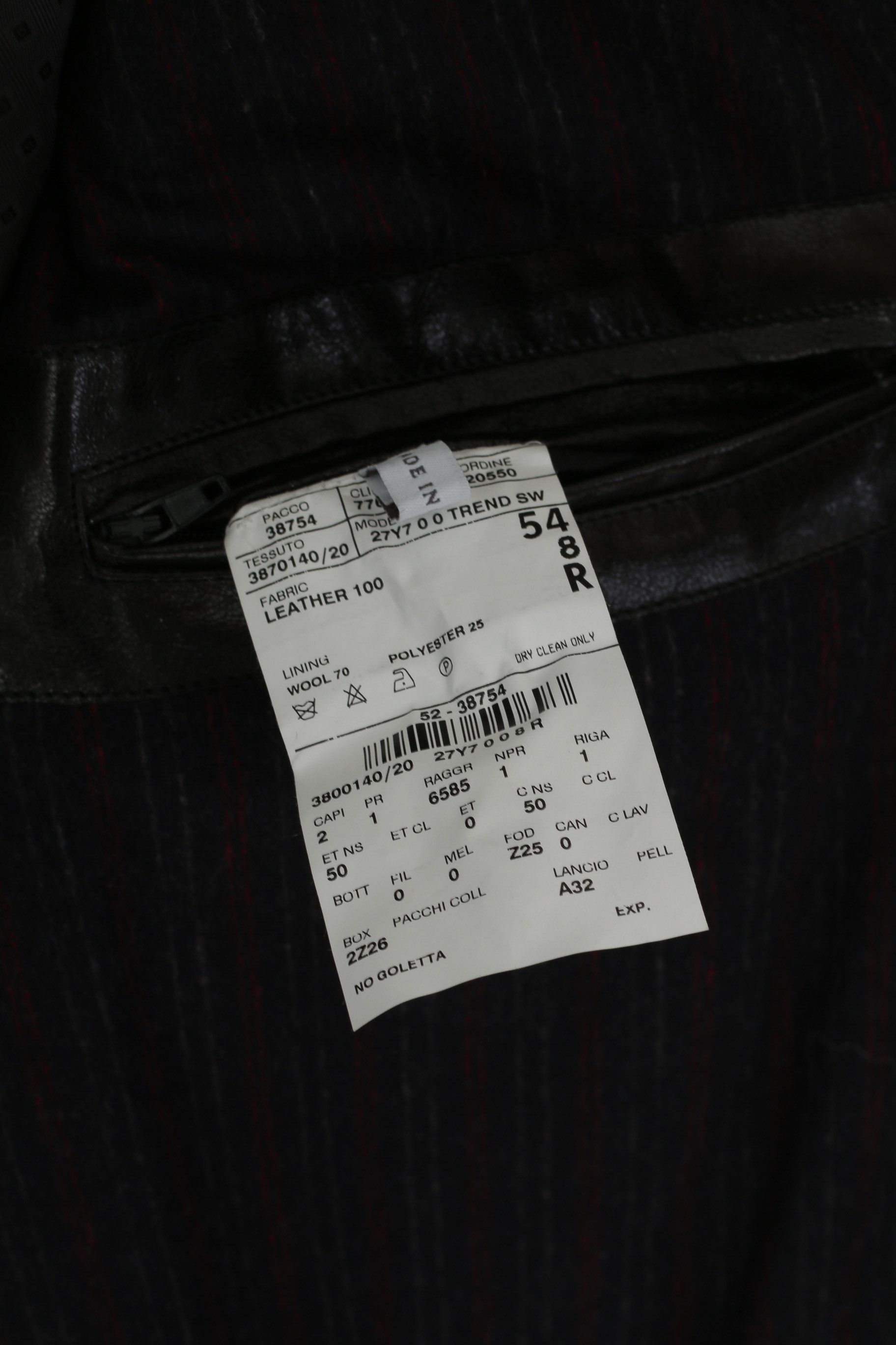 Corneliani Trend Corneliani Men 54 XL Coat Black Leather Italy 1015 Size US XL / EU 56 / 4 - 6 Thumbnail