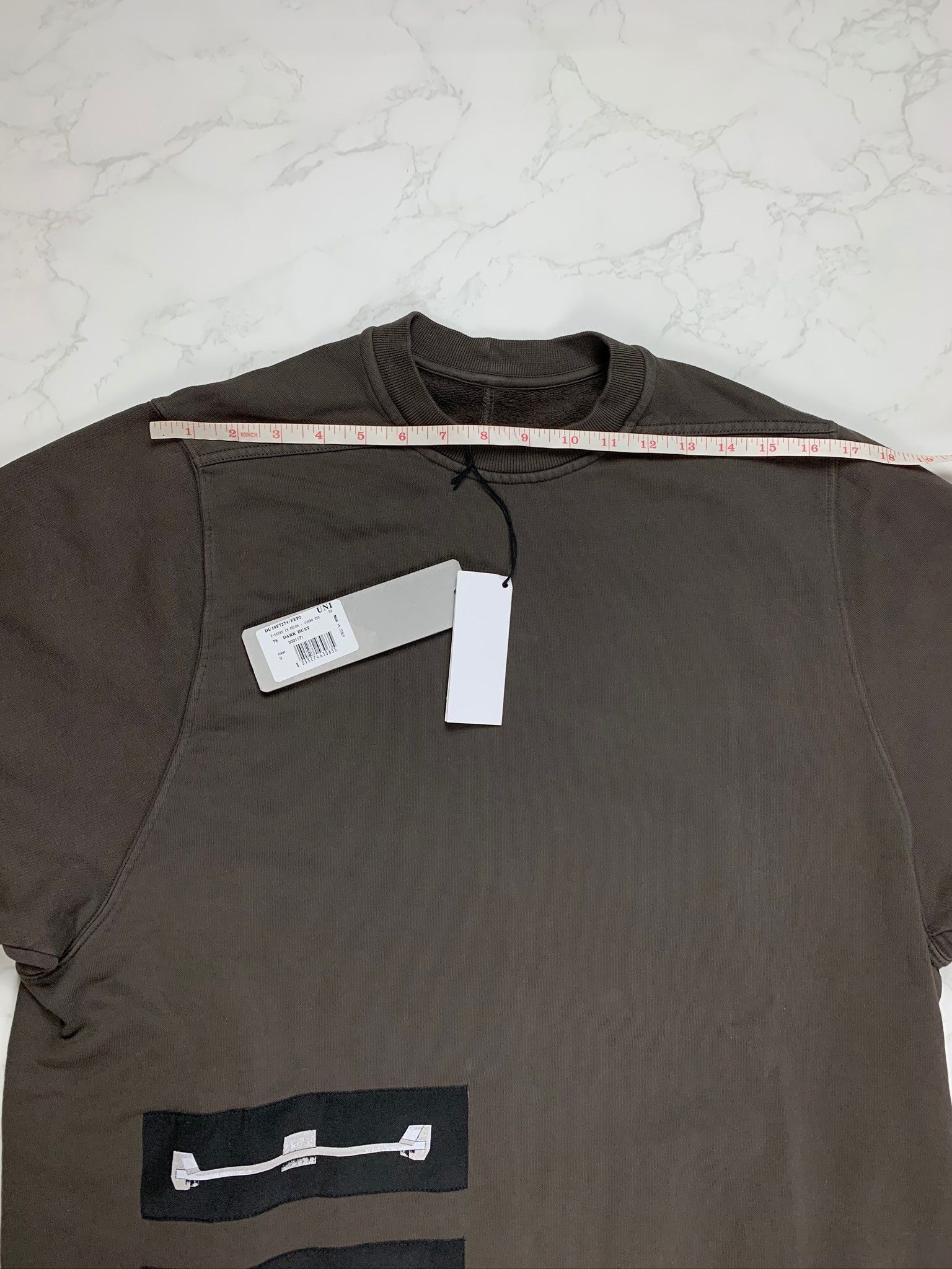 Rick Owens × Rick Owens Drkshdw 🔥60% OFF🔥 [SALE] Rick Owens Felpa Jumbo Sweat Tee Size US M / EU 48-50 / 2 - 6 Thumbnail