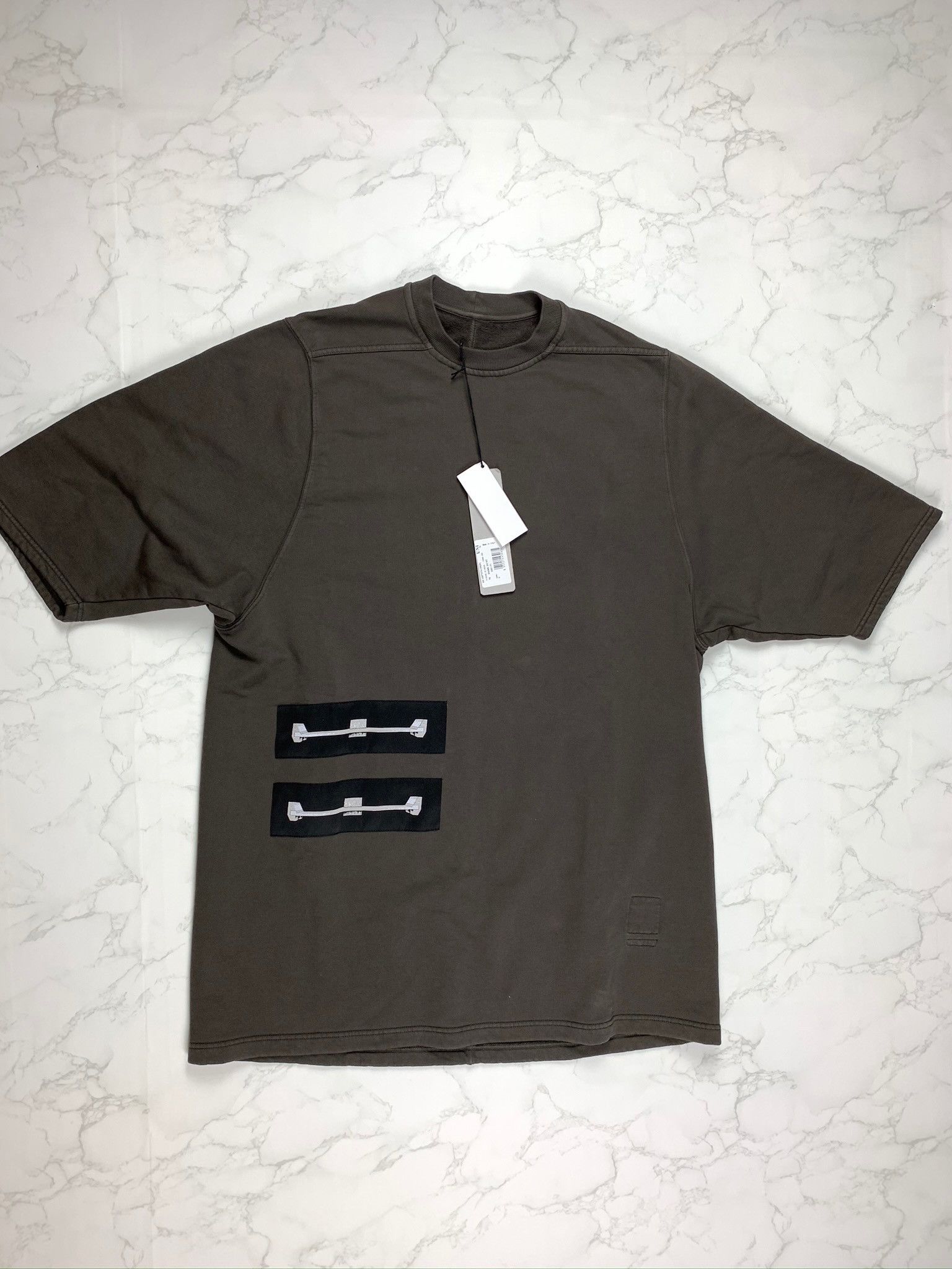 Rick Owens × Rick Owens Drkshdw 🔥60% OFF🔥 [SALE] Rick Owens Felpa Jumbo Sweat Tee Size US M / EU 48-50 / 2 - 1 Thumbnail