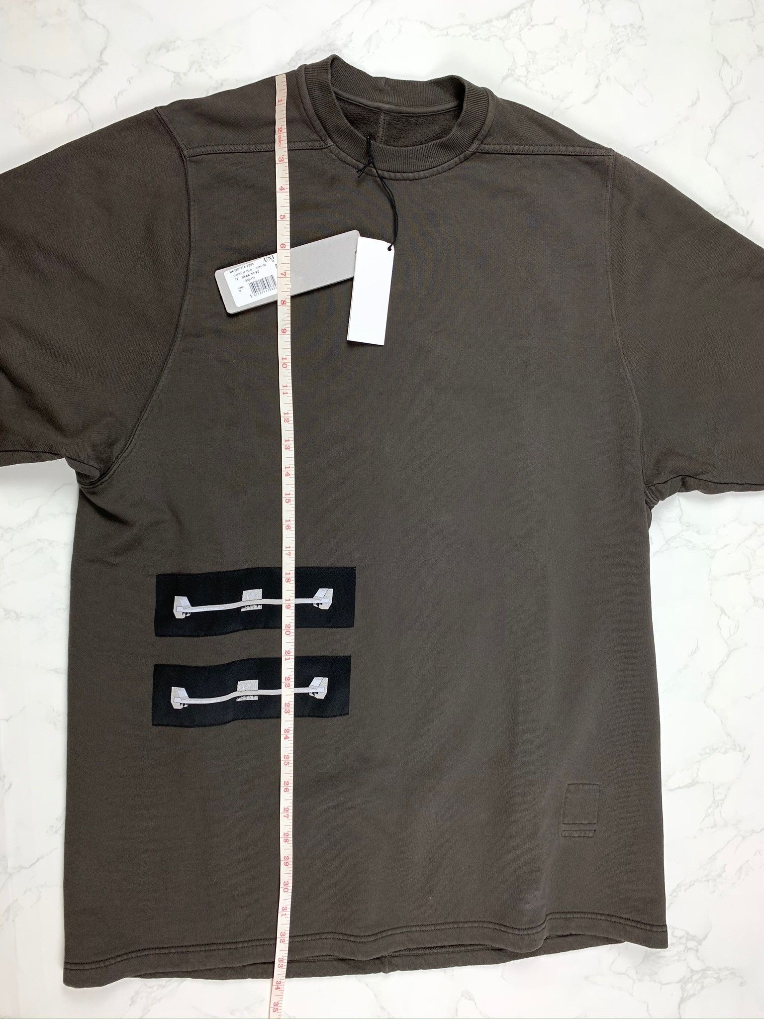 Rick Owens × Rick Owens Drkshdw 🔥60% OFF🔥 [SALE] Rick Owens Felpa Jumbo Sweat Tee Size US M / EU 48-50 / 2 - 4 Thumbnail