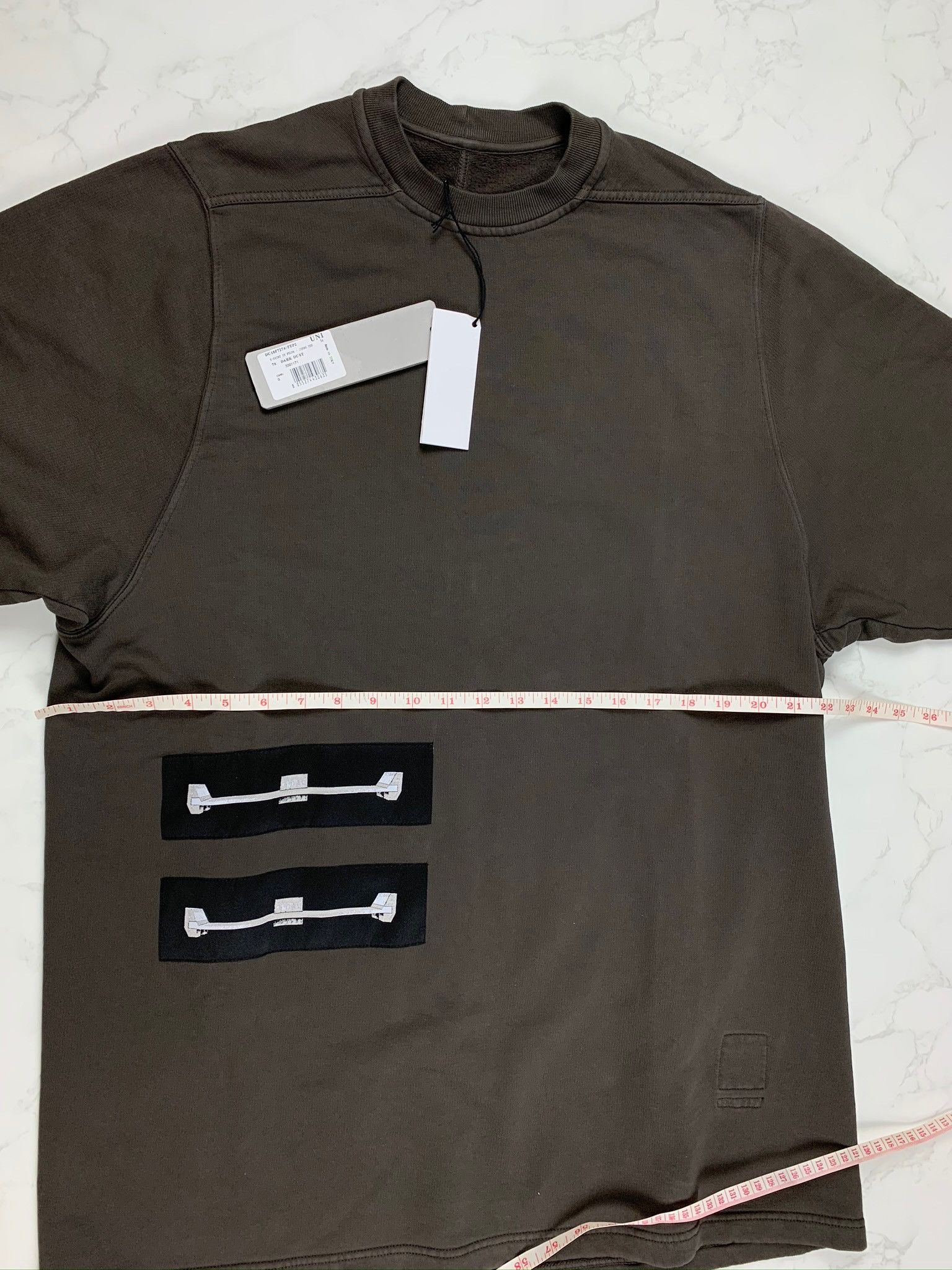 Rick Owens × Rick Owens Drkshdw 🔥60% OFF🔥 [SALE] Rick Owens Felpa Jumbo Sweat Tee Size US M / EU 48-50 / 2 - 5 Thumbnail
