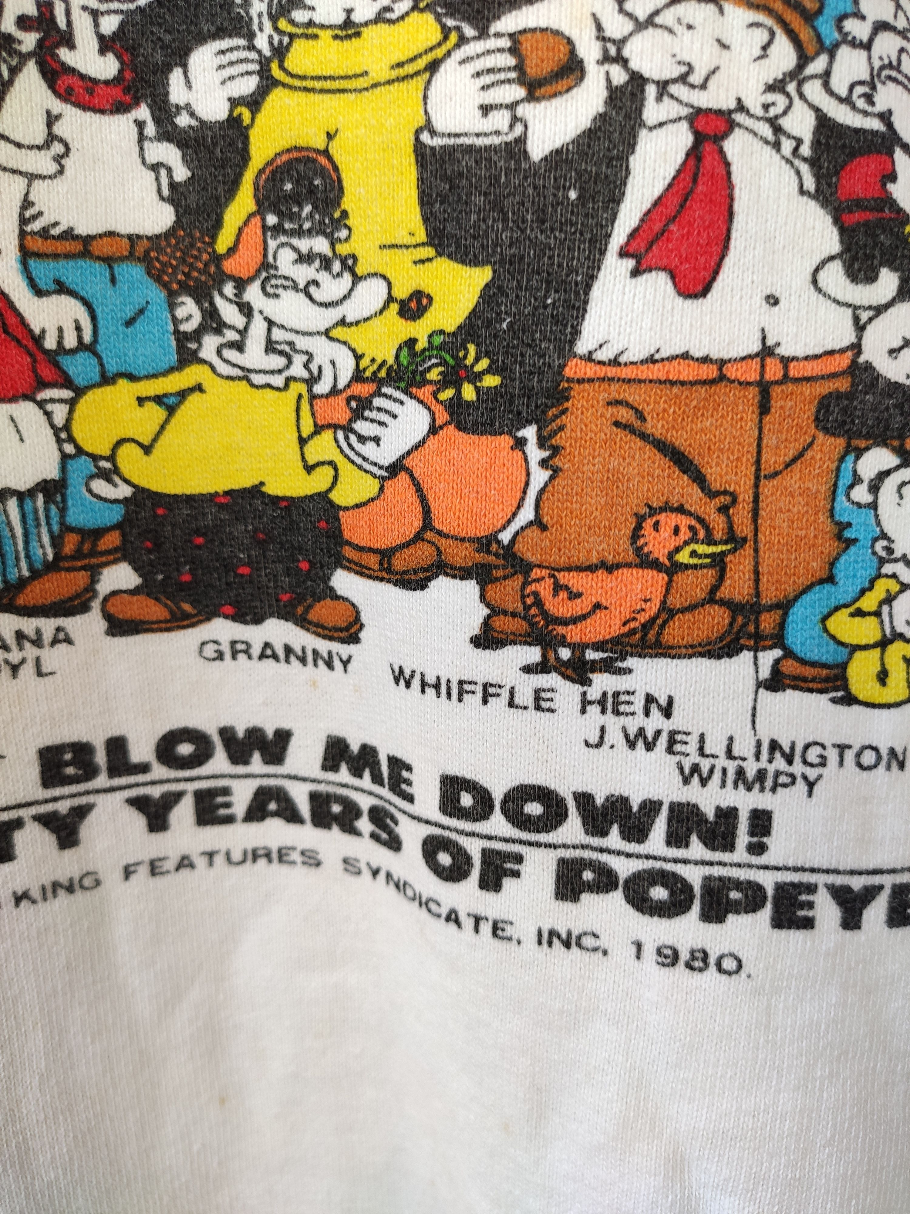 Cartoon Network Vintage 80s Popeye sweatshirt Size US M / EU 48-50 / 2 - 6 Thumbnail