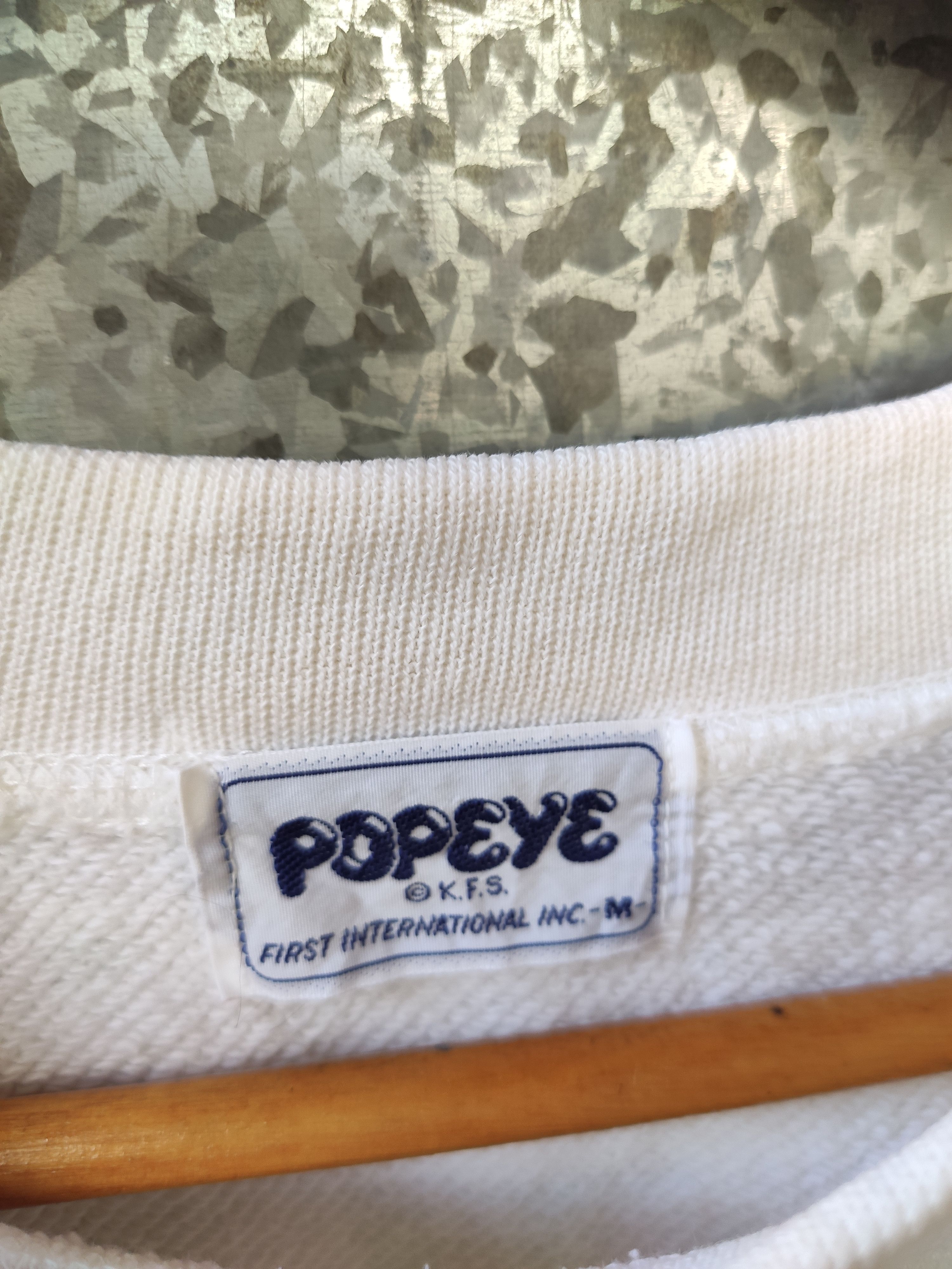 Cartoon Network Vintage 80s Popeye sweatshirt Size US M / EU 48-50 / 2 - 5 Thumbnail