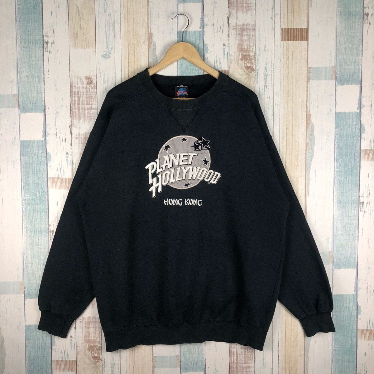 Planet Hollywood × Vintage Vintage Planet Hollywood Hong Kong Sweatshirt EmbroideryLogo Size US L / EU 52-54 / 3 - 1 Thumbnail