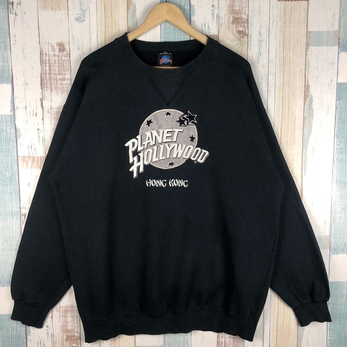 Planet Hollywood × Vintage Vintage Planet Hollywood Hong Kong Sweatshirt EmbroideryLogo Size US L / EU 52-54 / 3 - 3 Thumbnail