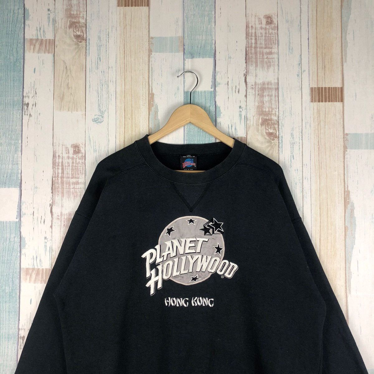 Planet Hollywood × Vintage Vintage Planet Hollywood Hong Kong Sweatshirt EmbroideryLogo Size US L / EU 52-54 / 3 - 2 Thumbnail
