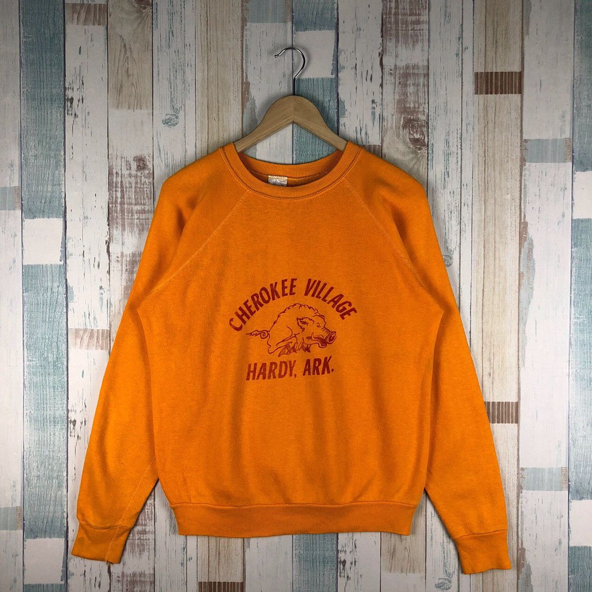 Vintage Vintage 90s Cherokee Village Sweatshirt Size US M / EU 48-50 / 2 - 1 Thumbnail