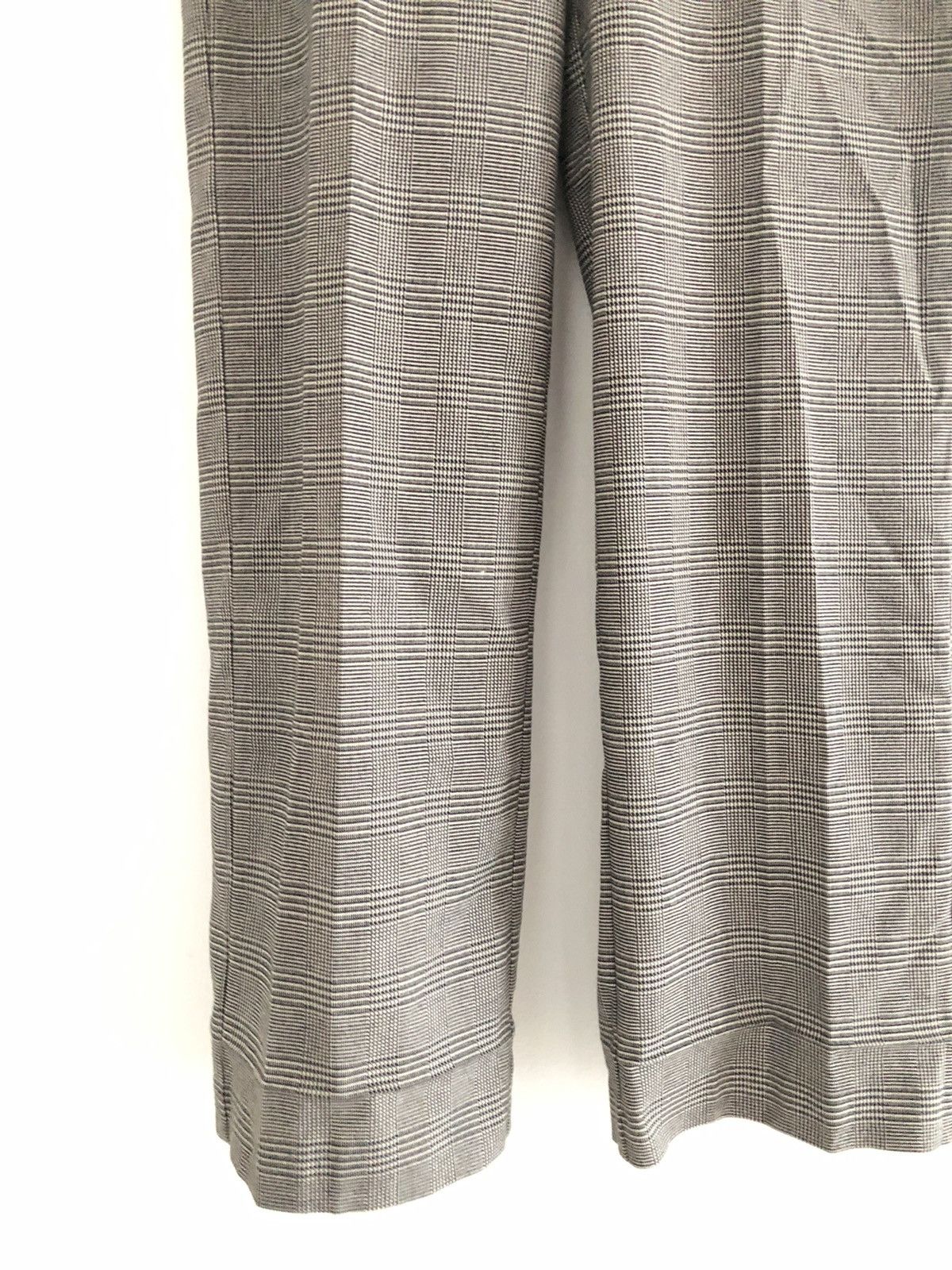 Vintage Luka Sabbat Wide check grey trousers Size US 28 / EU 44 - 4 Thumbnail