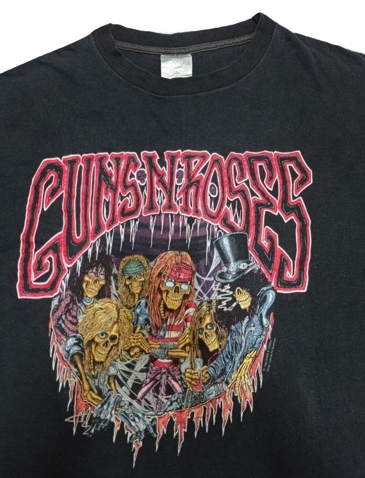Vintage Guns N' Roses Tokyo Japan Tour 93 Shirt Brockum USA