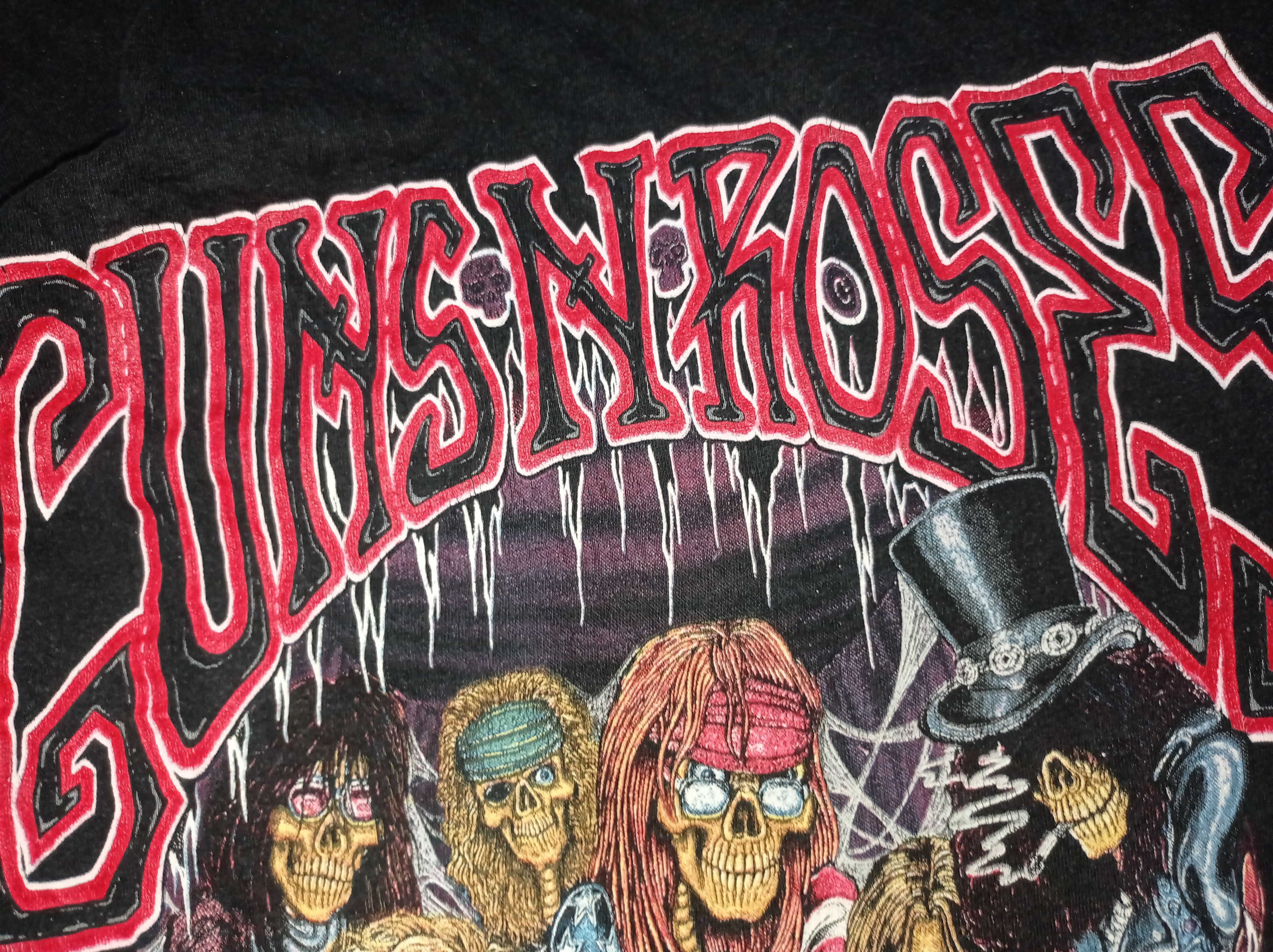 Vintage Guns N' Roses Tokyo Japan Tour 93 Shirt Brockum USA