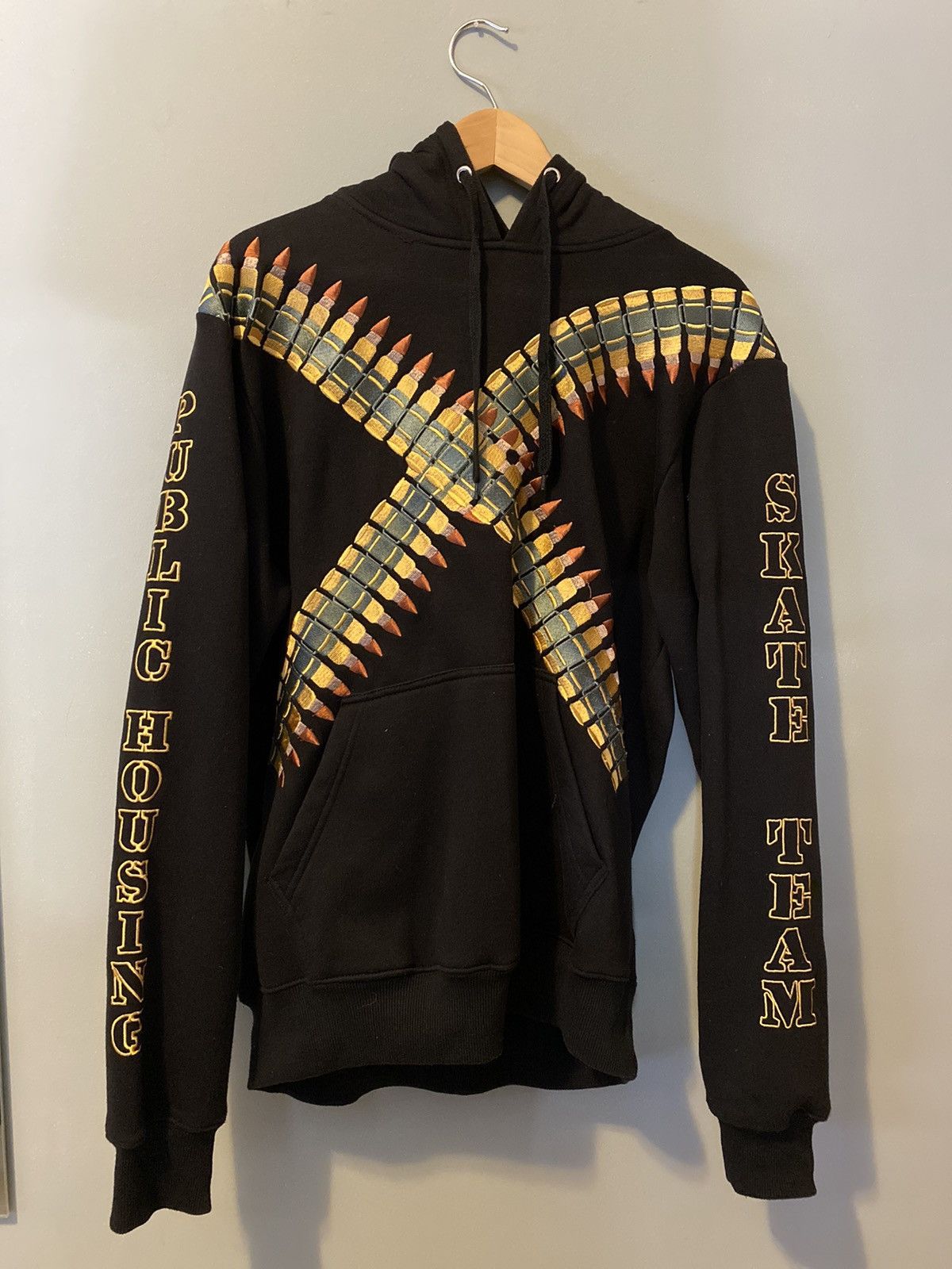 Public Housing Skate Team Bullet Hoodie Size US XL / EU 56 / 4 - 1 Thumbnail