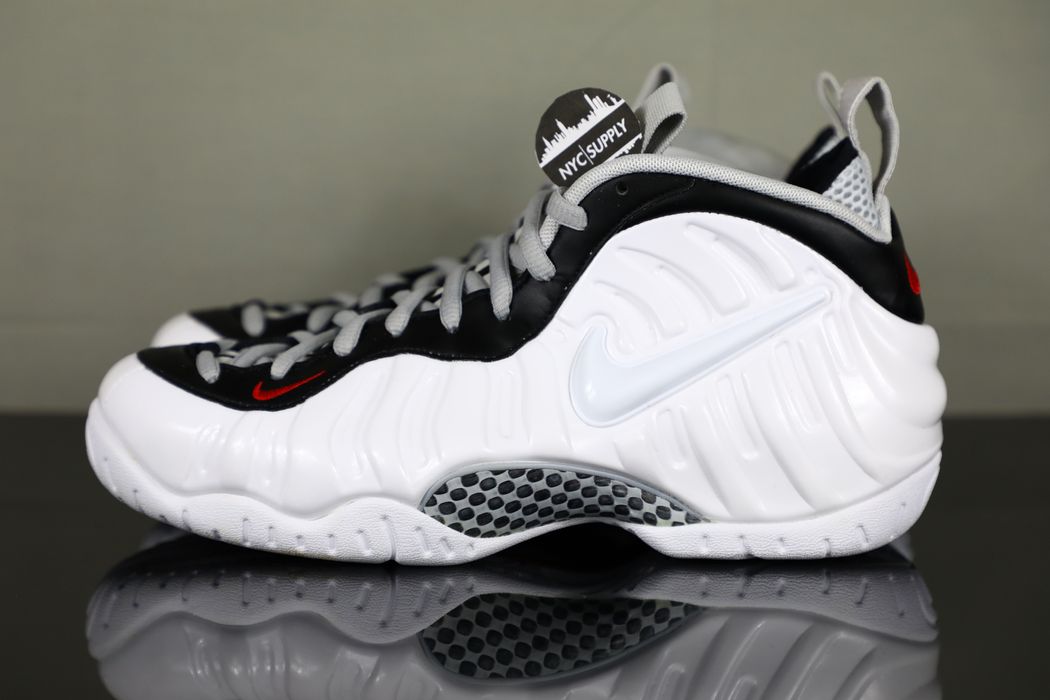 foamposites white black and red