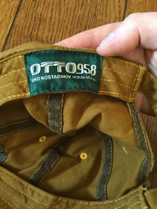 Kiko Kostadinov Otto 958 Logo Hat (Yellow earth overdye) | Grailed