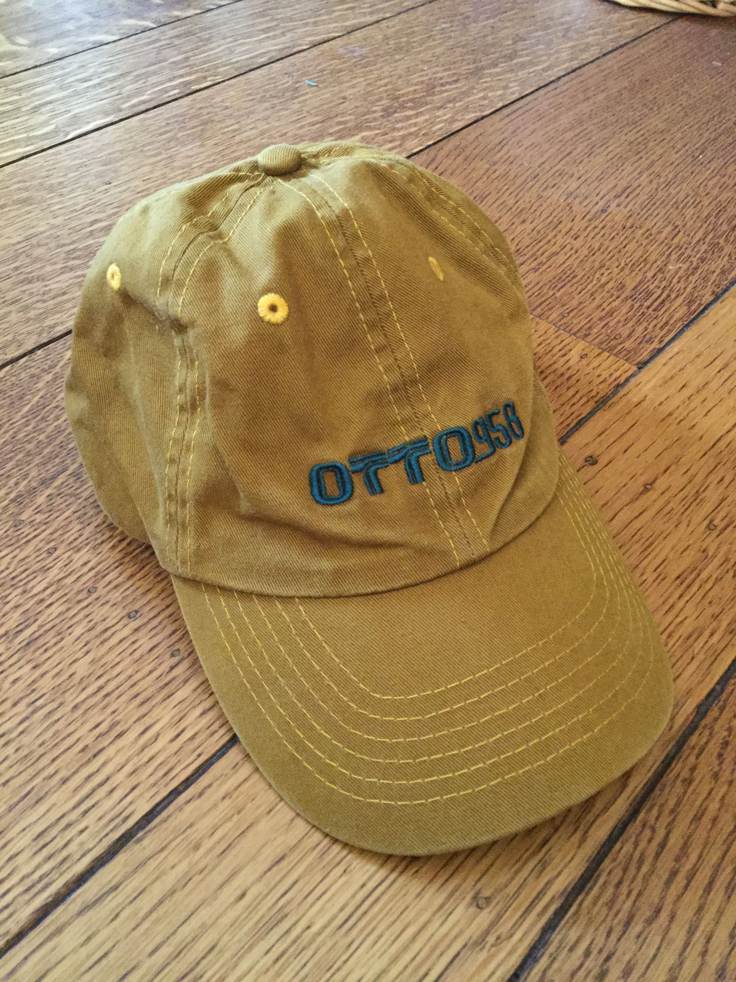 Kiko Kostadinov Otto 958 Logo Hat (Yellow earth overdye) | Grailed