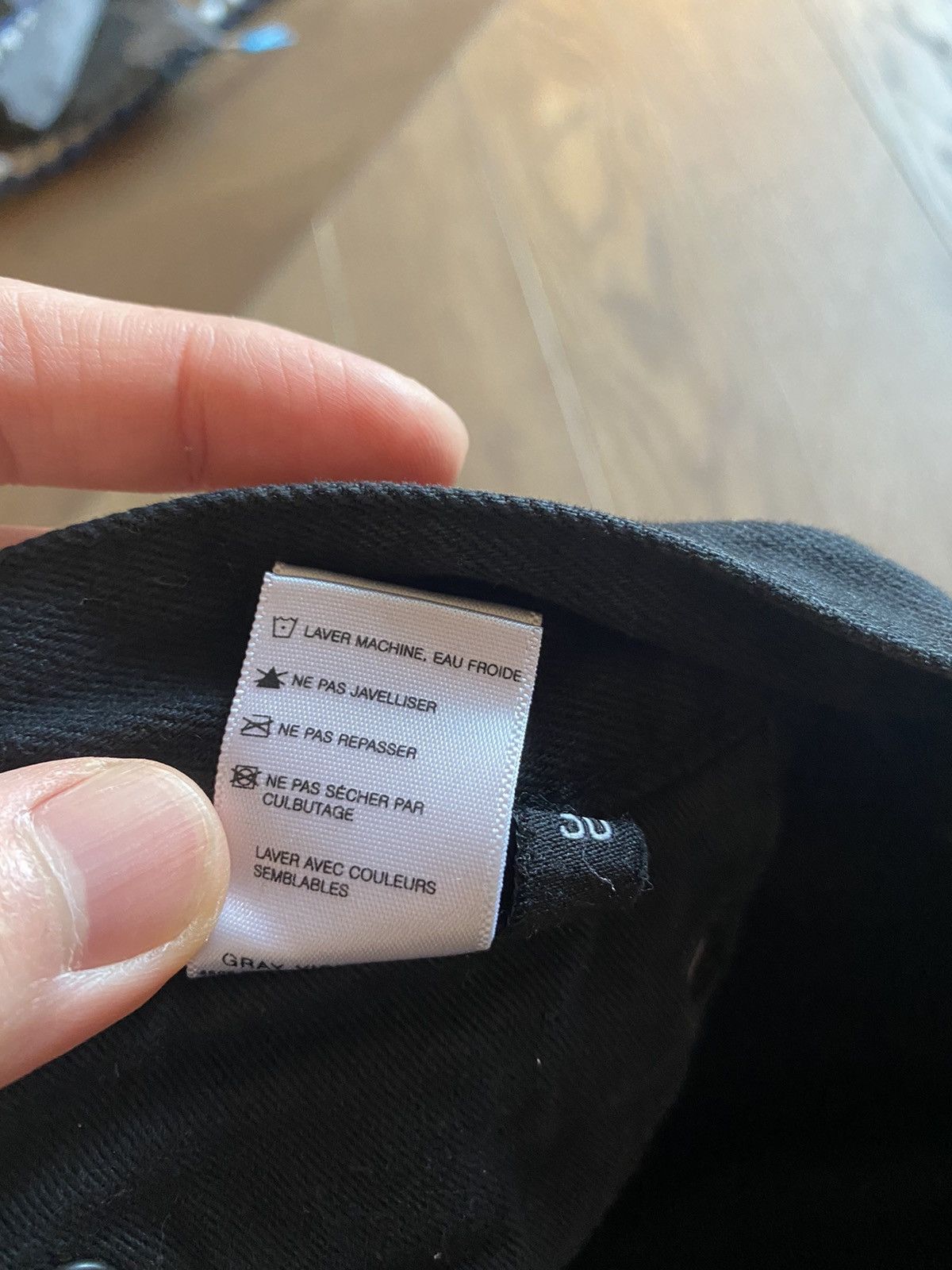 John Elliott Cast 2 Japanese Denim in Jet Black with Knee Rips Size US 30 / EU 46 - 9 Thumbnail
