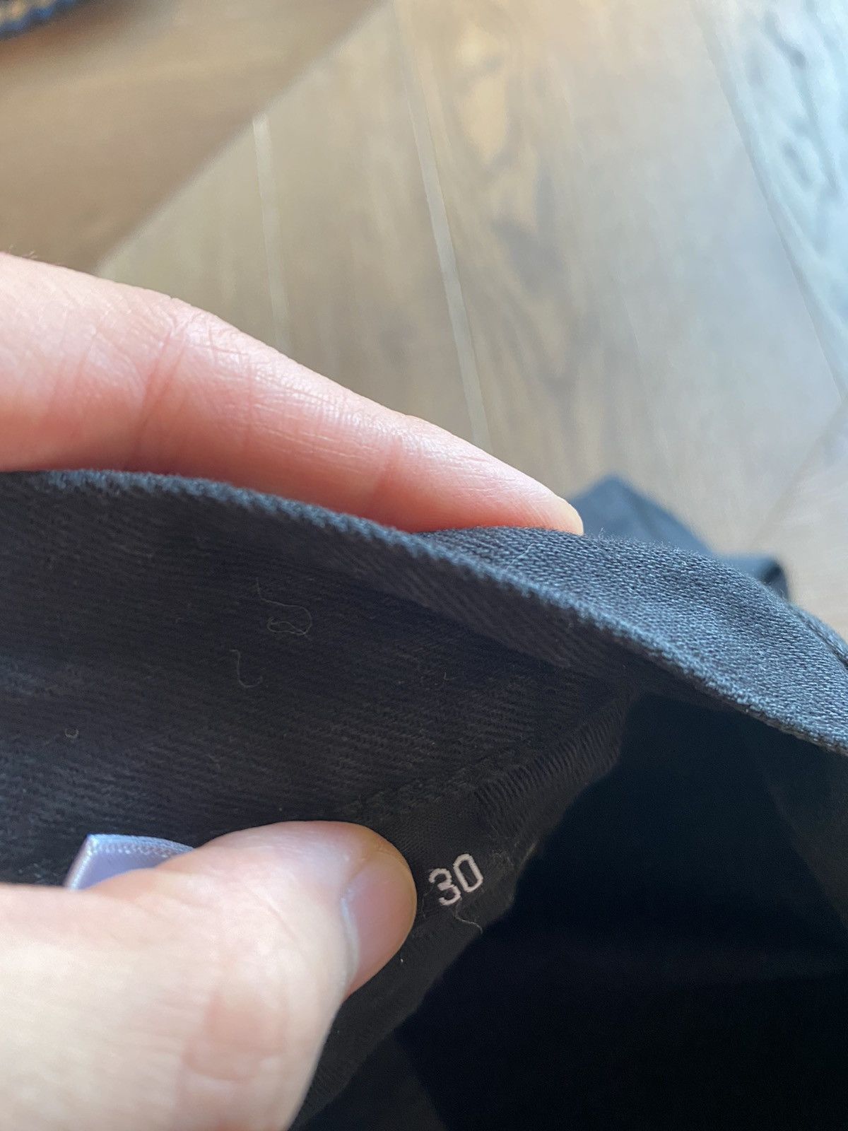 John Elliott Cast 2 Japanese Denim in Jet Black with Knee Rips Size US 30 / EU 46 - 8 Thumbnail