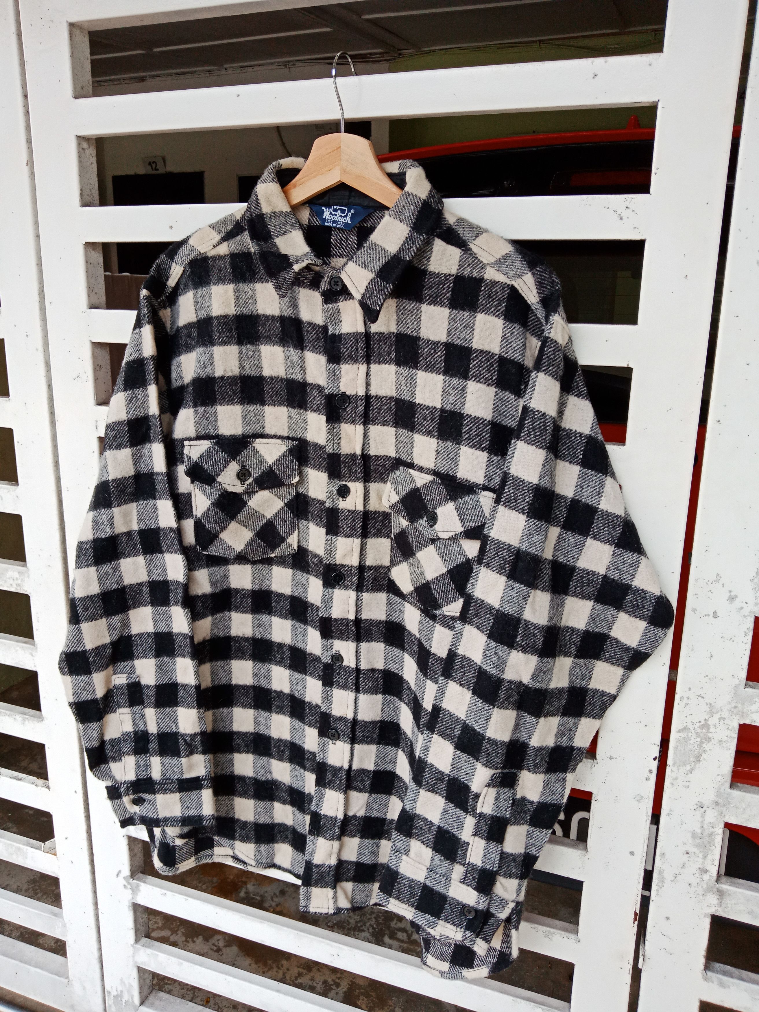 Woolrich Woolen Mills Woolrich Checker Tri-Tones Made in USA Size US L / EU 52-54 / 3 - 3 Thumbnail