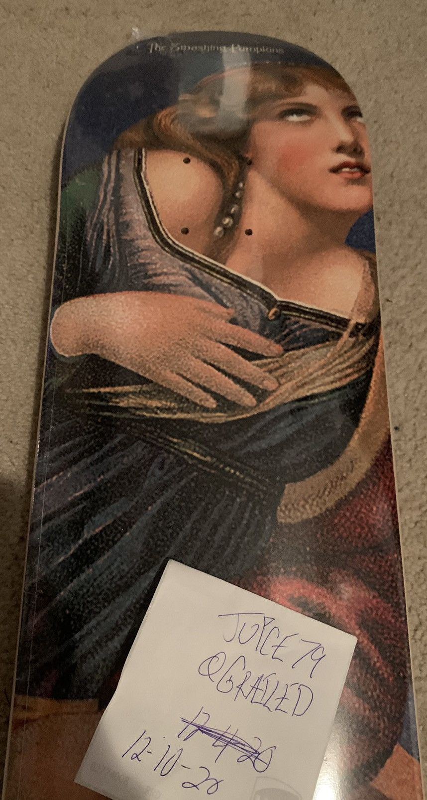 Huf HUF x SMASHING PUMPKINS MELLON COLLIE SKATE DECK | Grailed