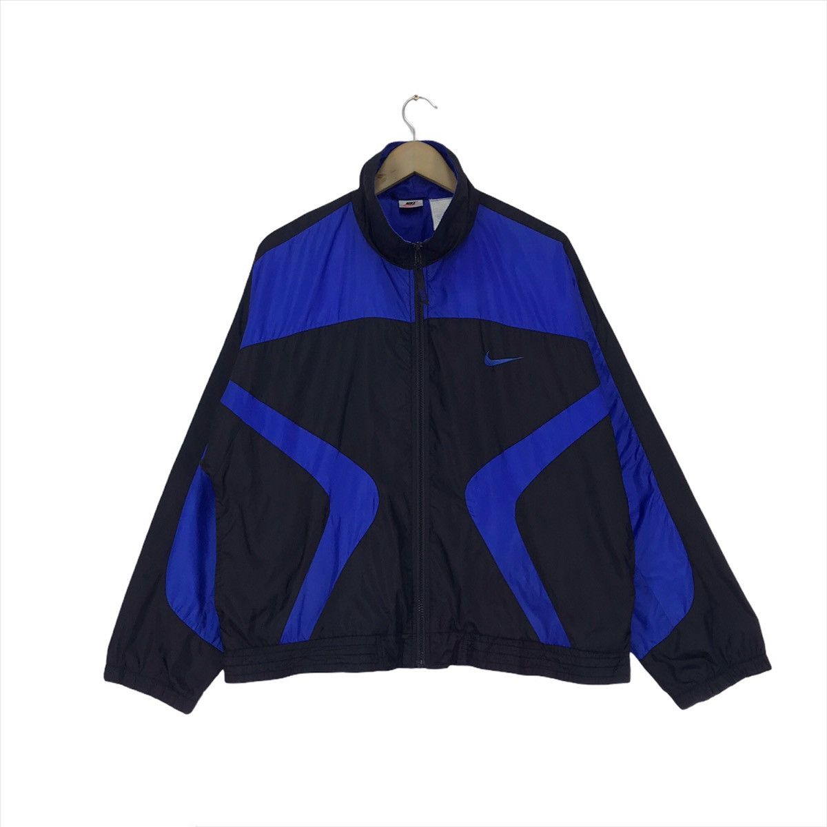 Nike × Vintage Nike Windbreaker Jacket Zipper Size US L / EU 52-54 / 3 - 1 Thumbnail