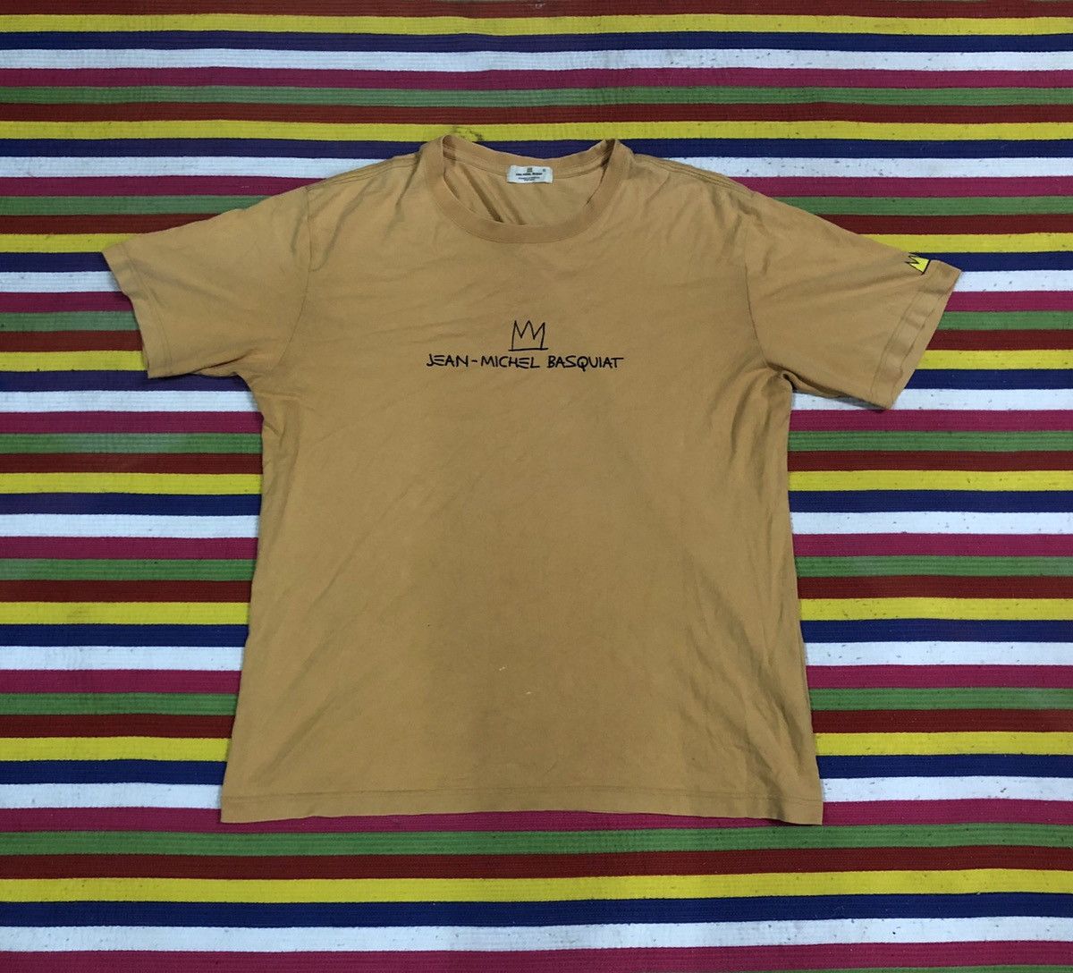 Vtg 95 Jean Michel Basquiat T shirt XL Charlie Parker