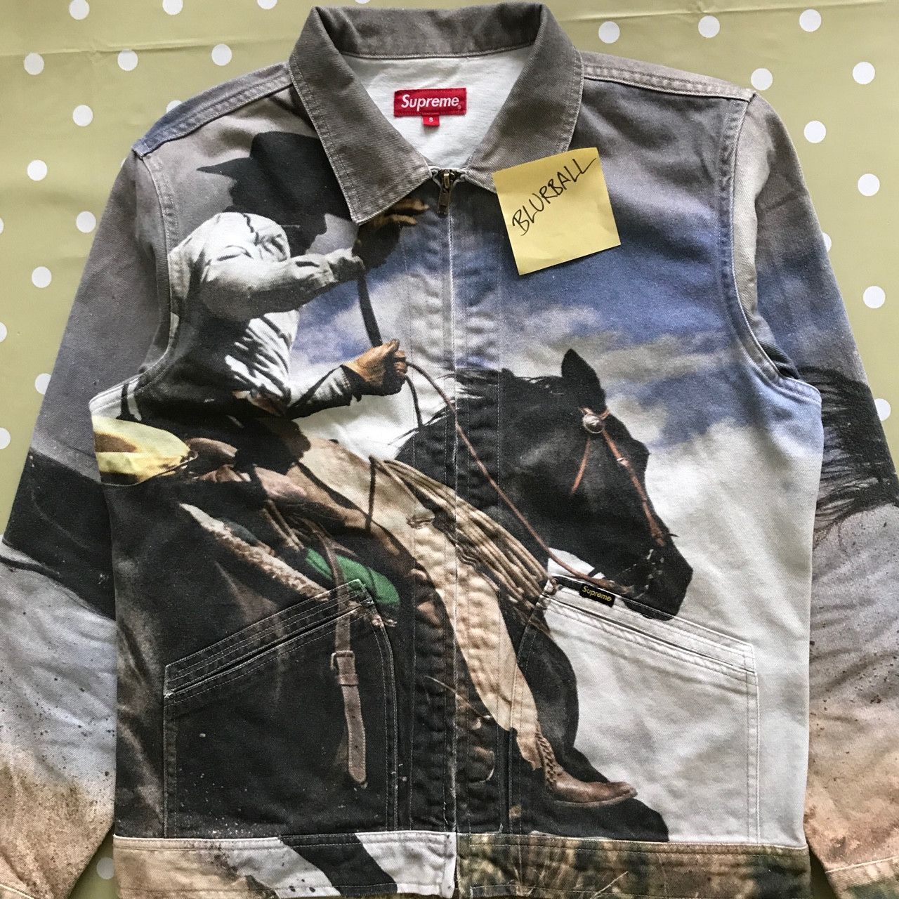 Supreme cowboy store denim work jacket